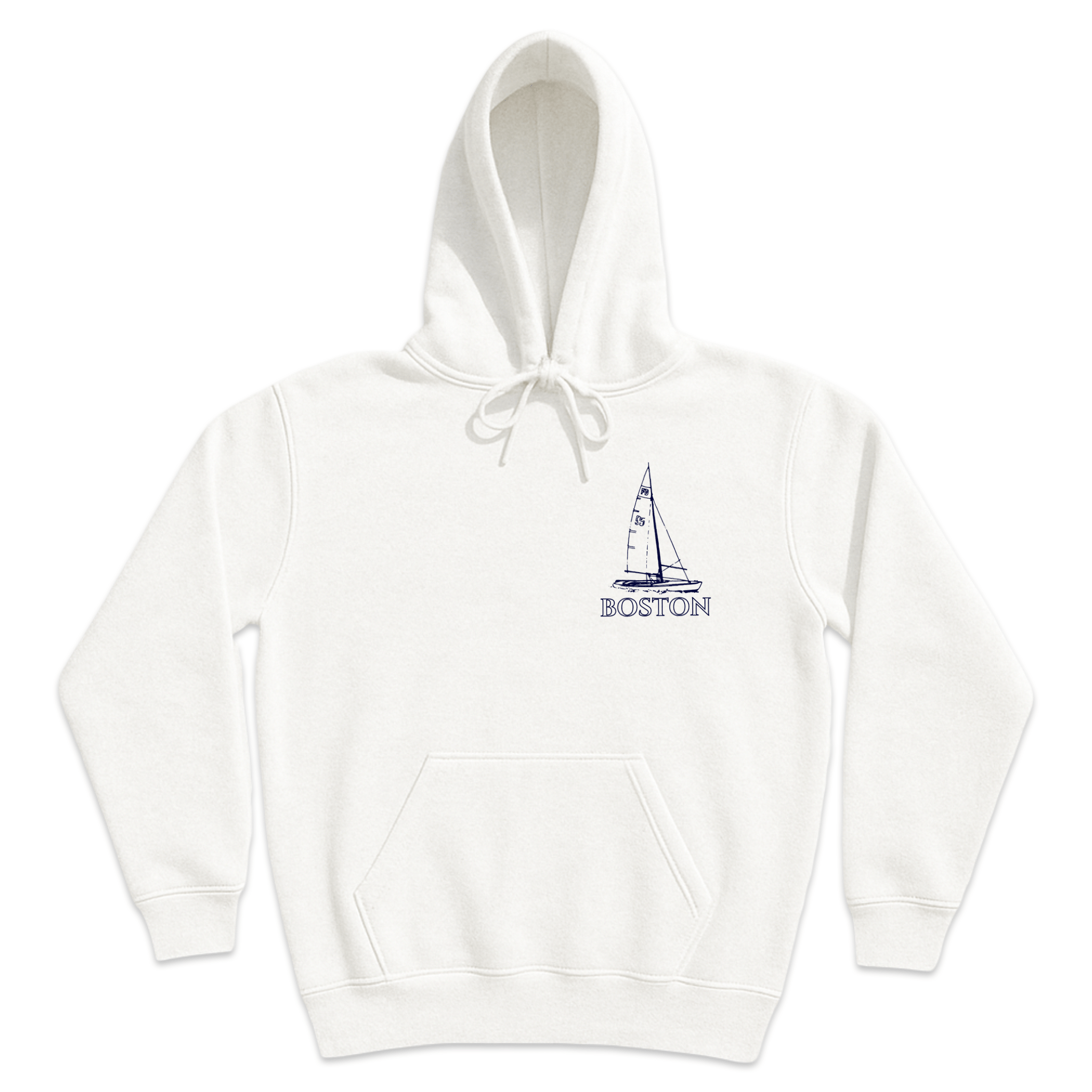 Cape Cod Clothing Company Boston Sailboat Soft Fleece Hoodie