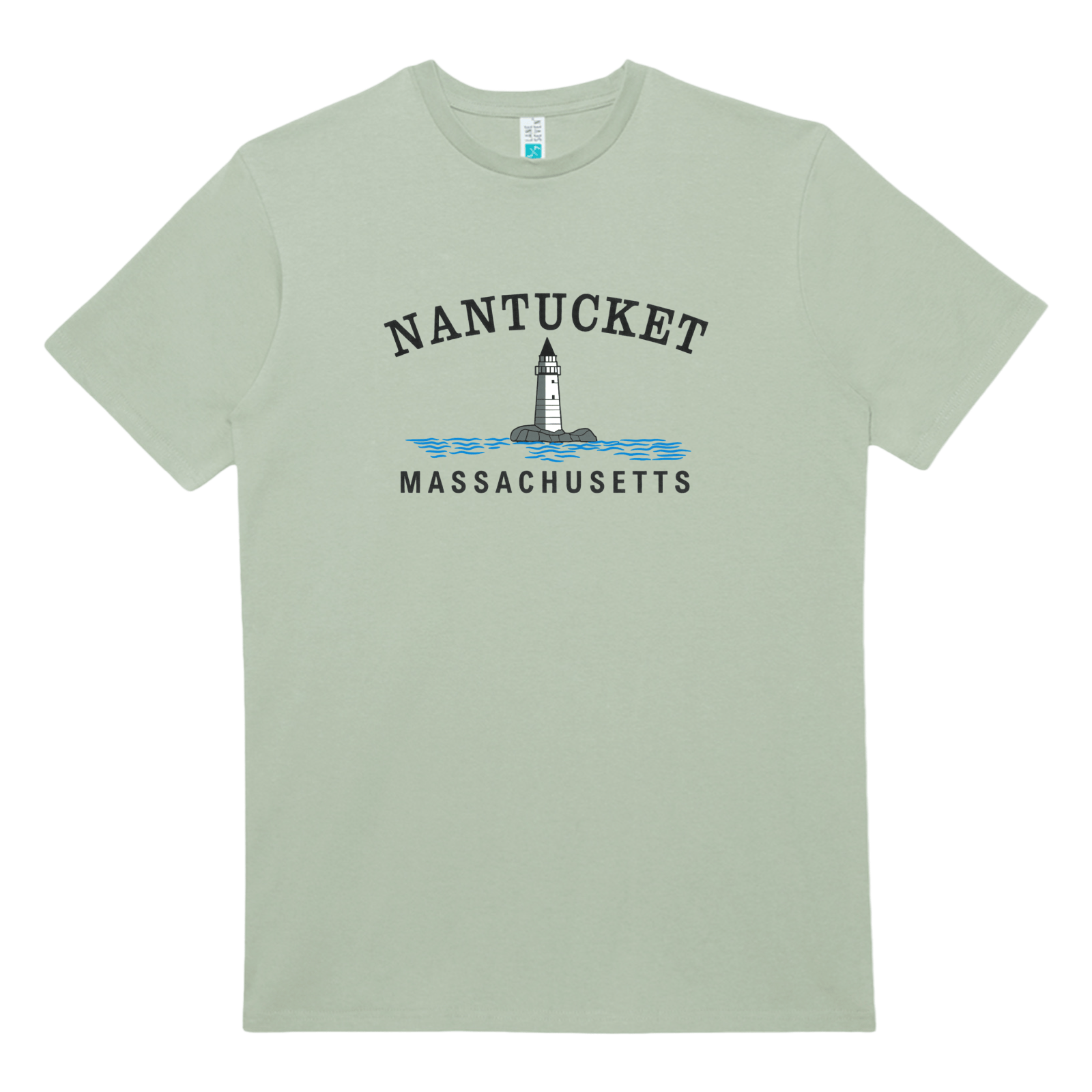 Cape Cod Clothing Company Nantucket Big Lighthouse Heavy Cotton T-Shirt