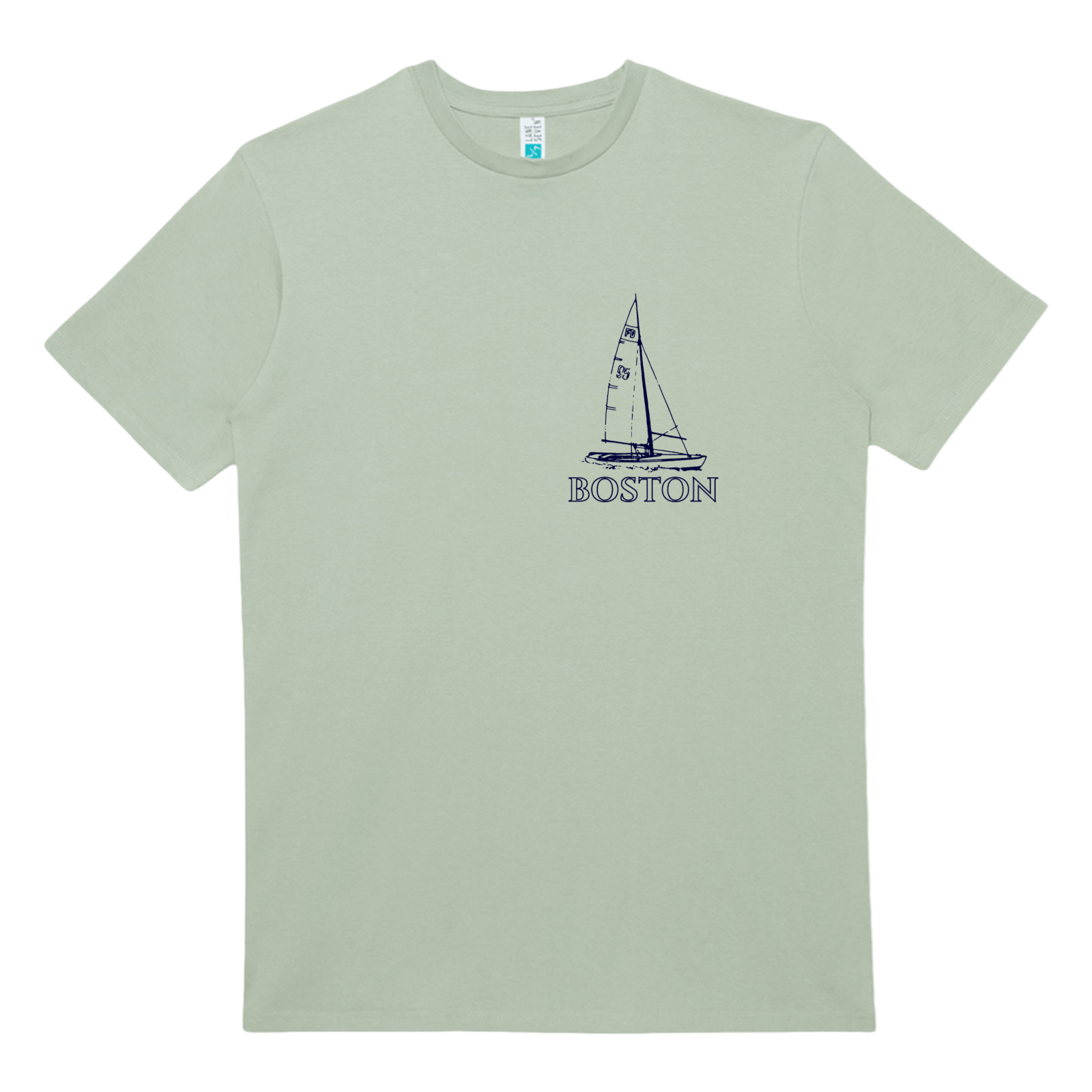 Cape Cod Clothing Company Boston Sailboat Heavy Cotton T-Shirt