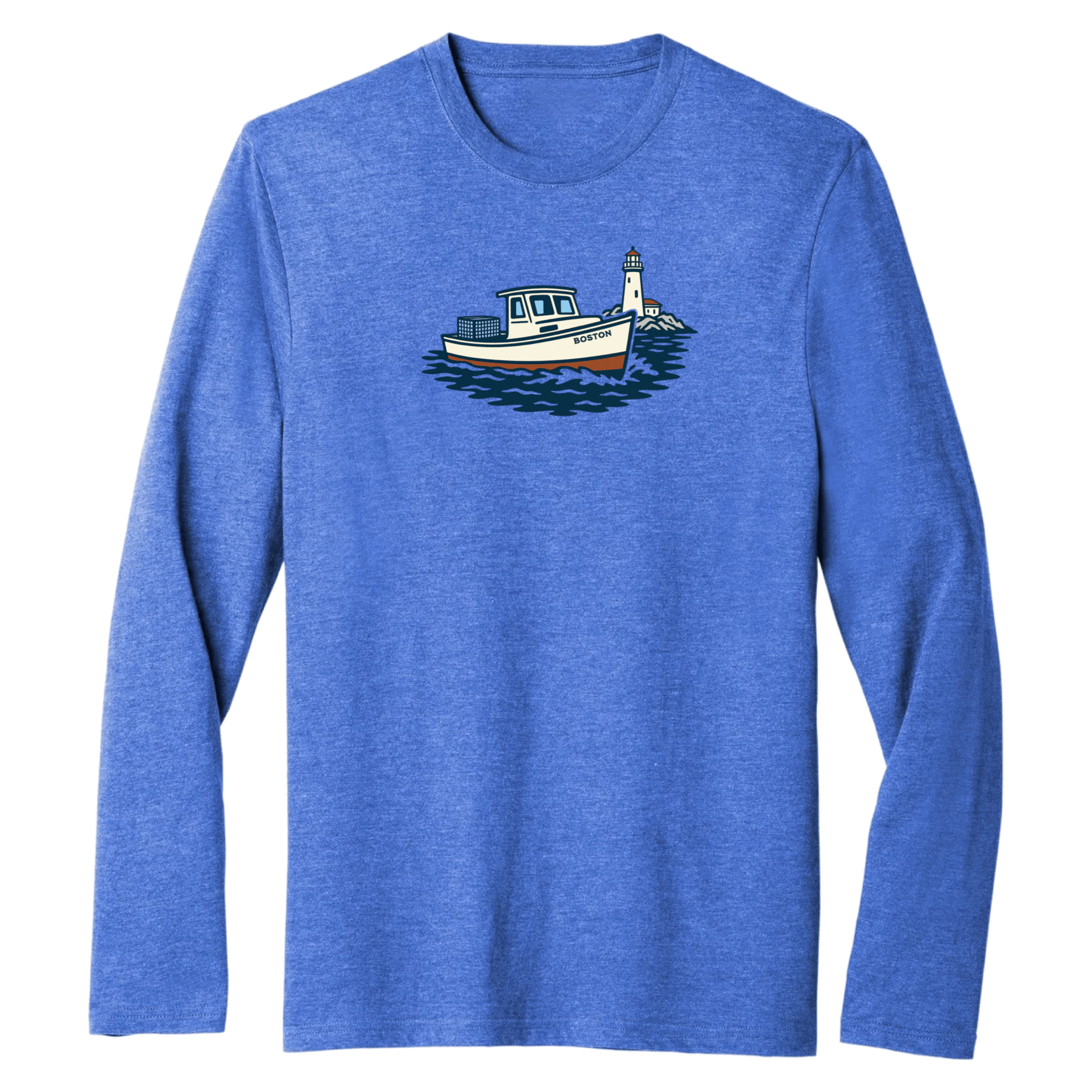 Cape Cod Clothing Company Boston Lobster Boat Essential Long Sleeve Tee