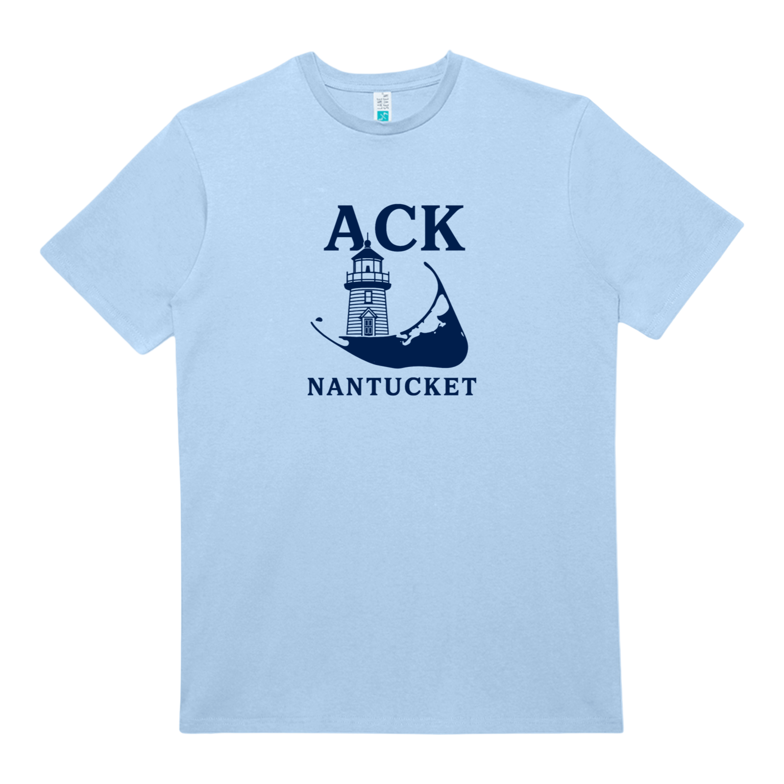 Cape Cod Clothing Company Nantucket ACK Lighthouse Heavy Cotton T-Shirt
