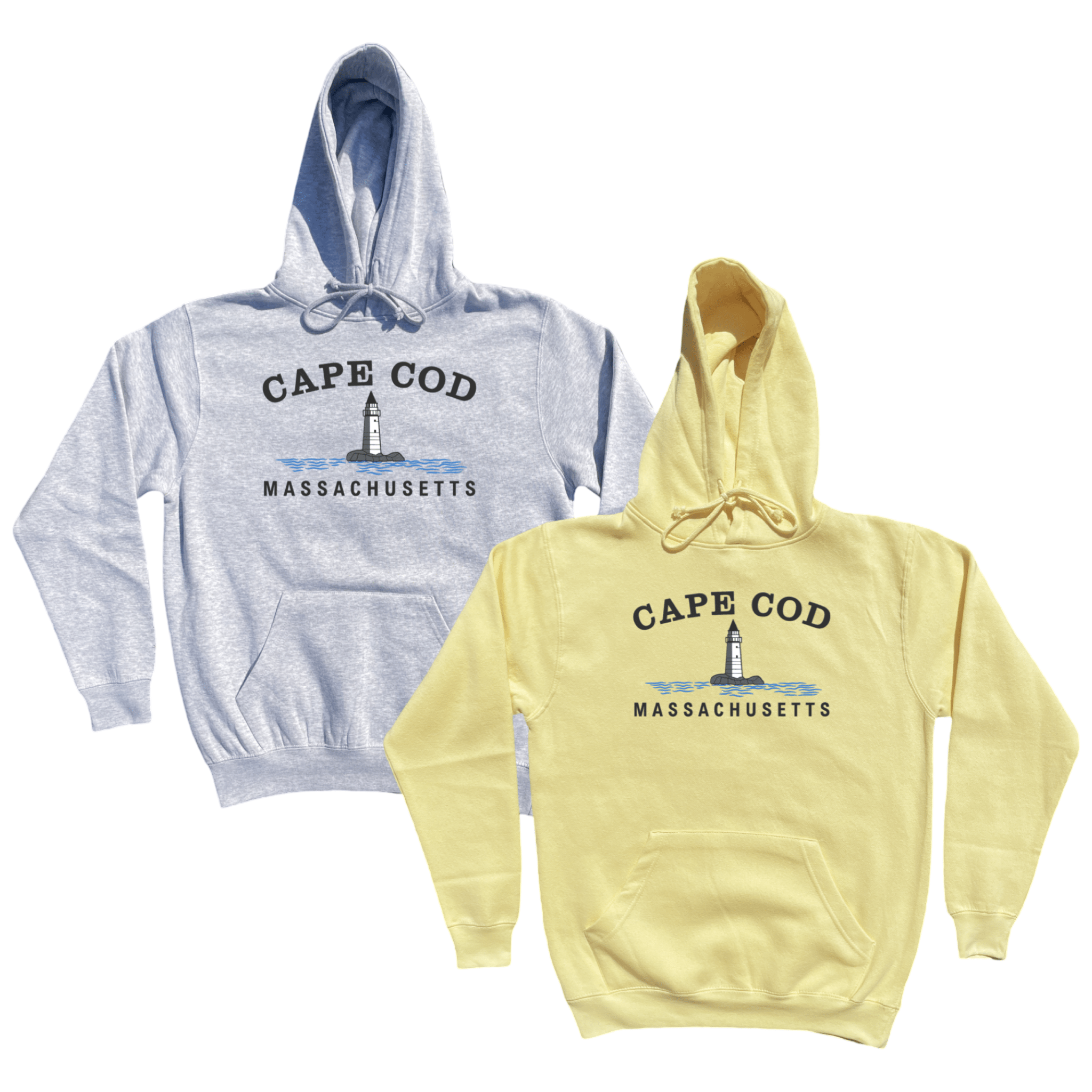 Cape Cod Big Lighthouse Soft Fleece Hoodie