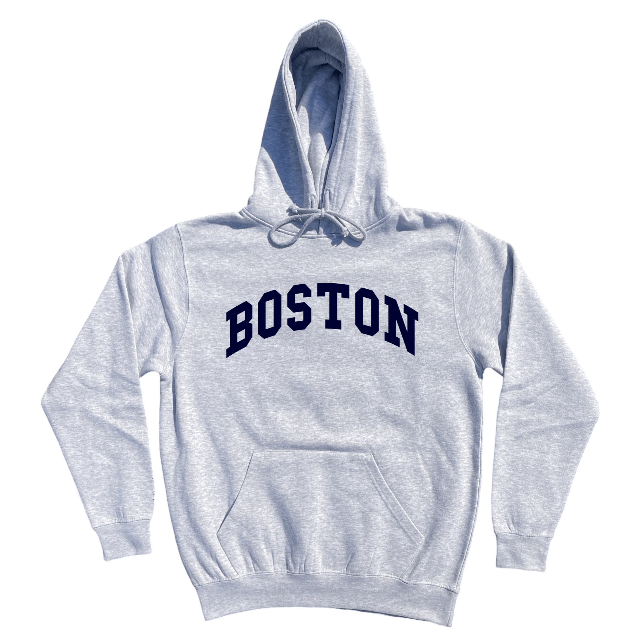 Boston Soft Fleece Hoodie, heather grey