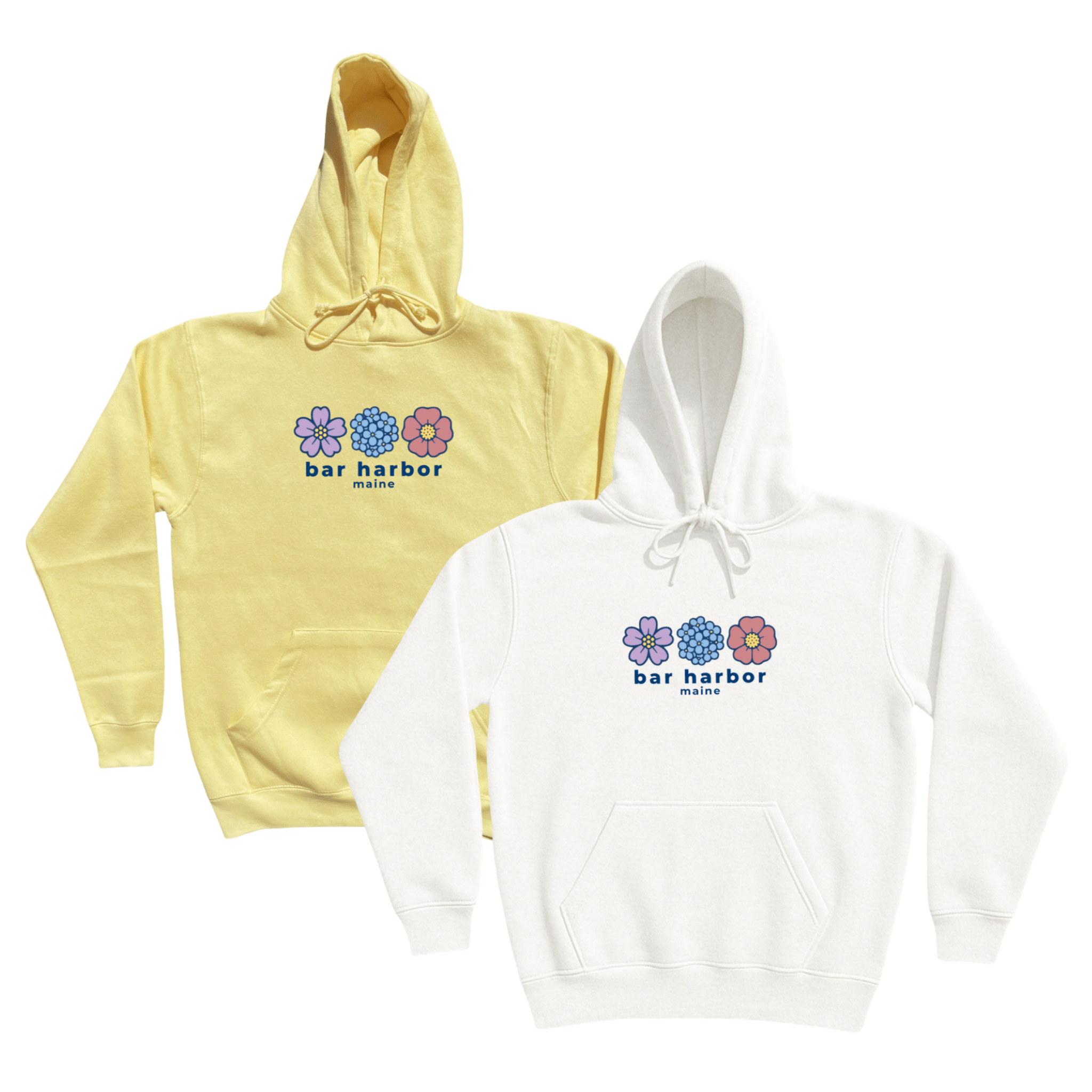 Cape Cod Clothing Company Bar Harbor Summer Bloom Soft Fleece Hoodie