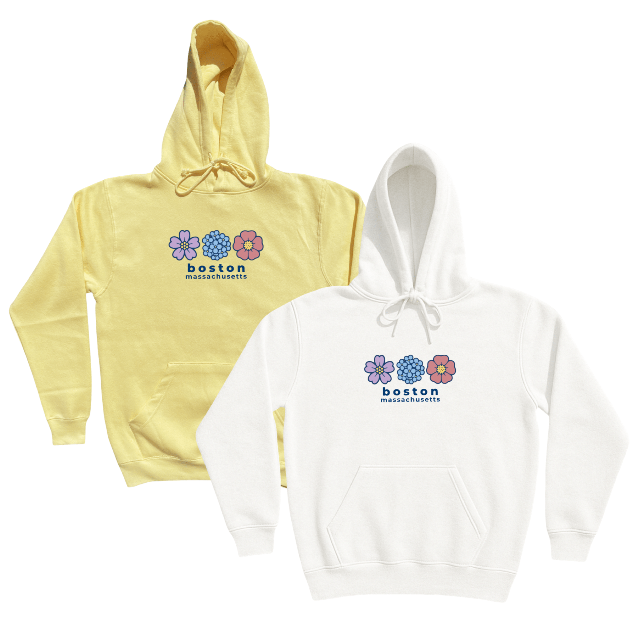 Cape Cod Clothing Company Boston Summer Bloom Soft Fleece Hoodie