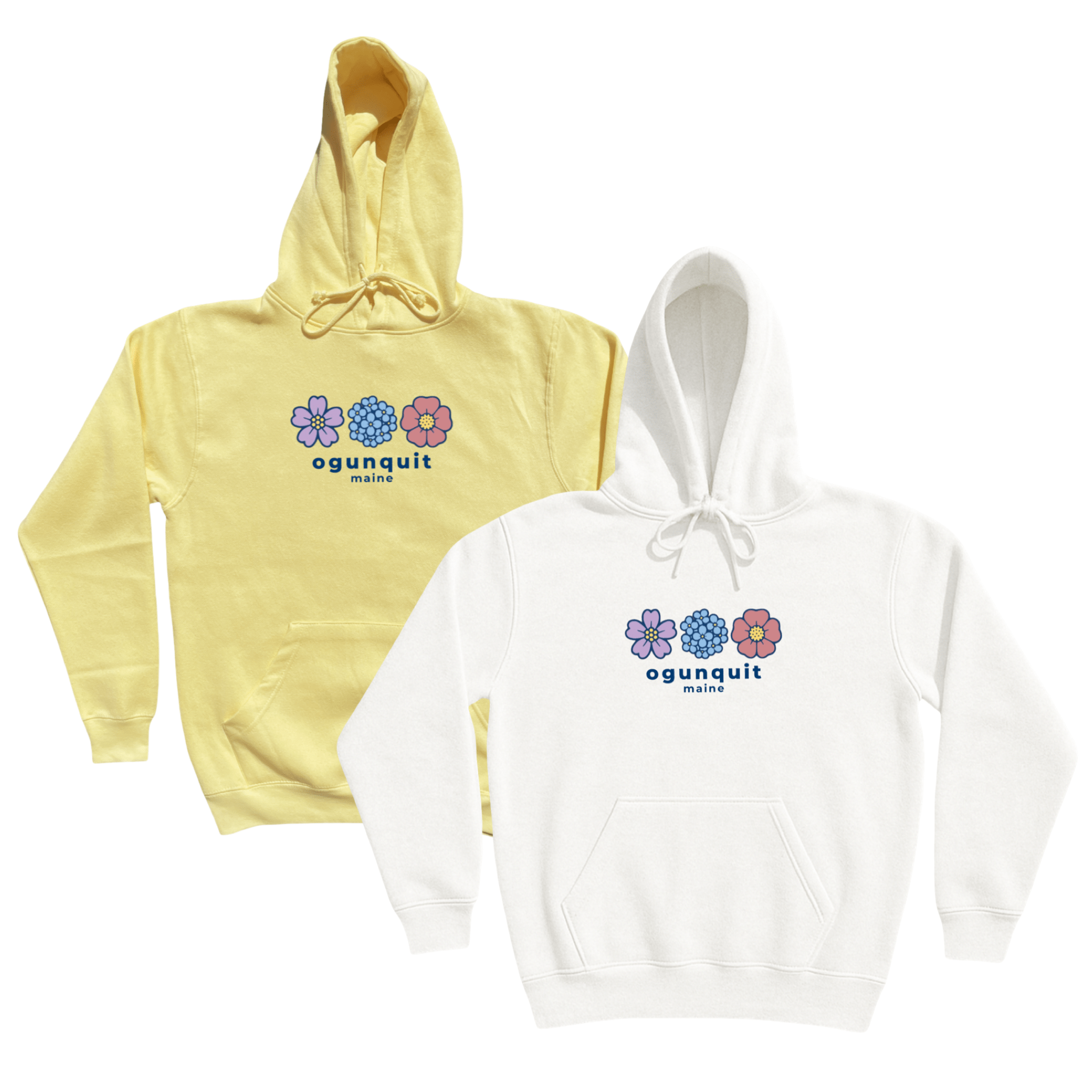 Cape Cod Clothing Company Ogunquit Summer Bloom Soft Fleece Hoodie