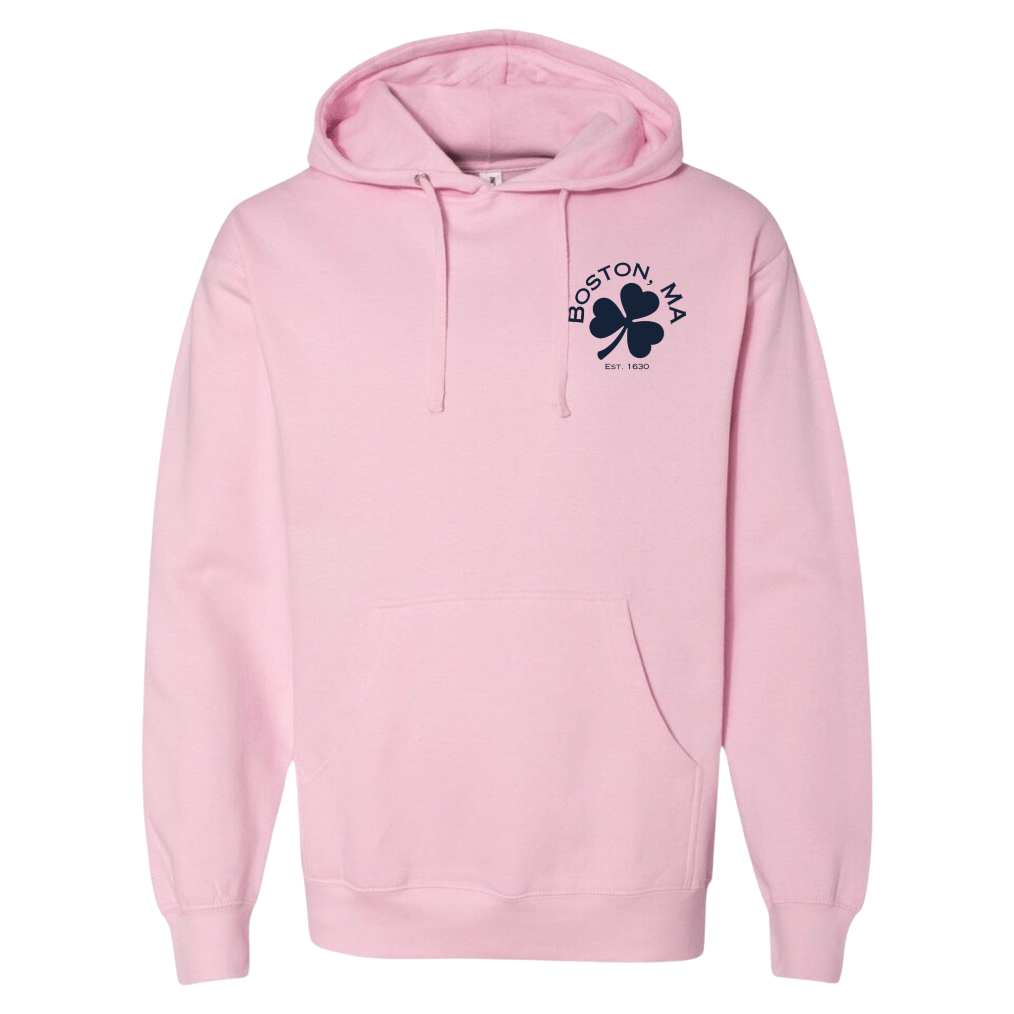 Boston Shamrock Essential Hoodie, pink