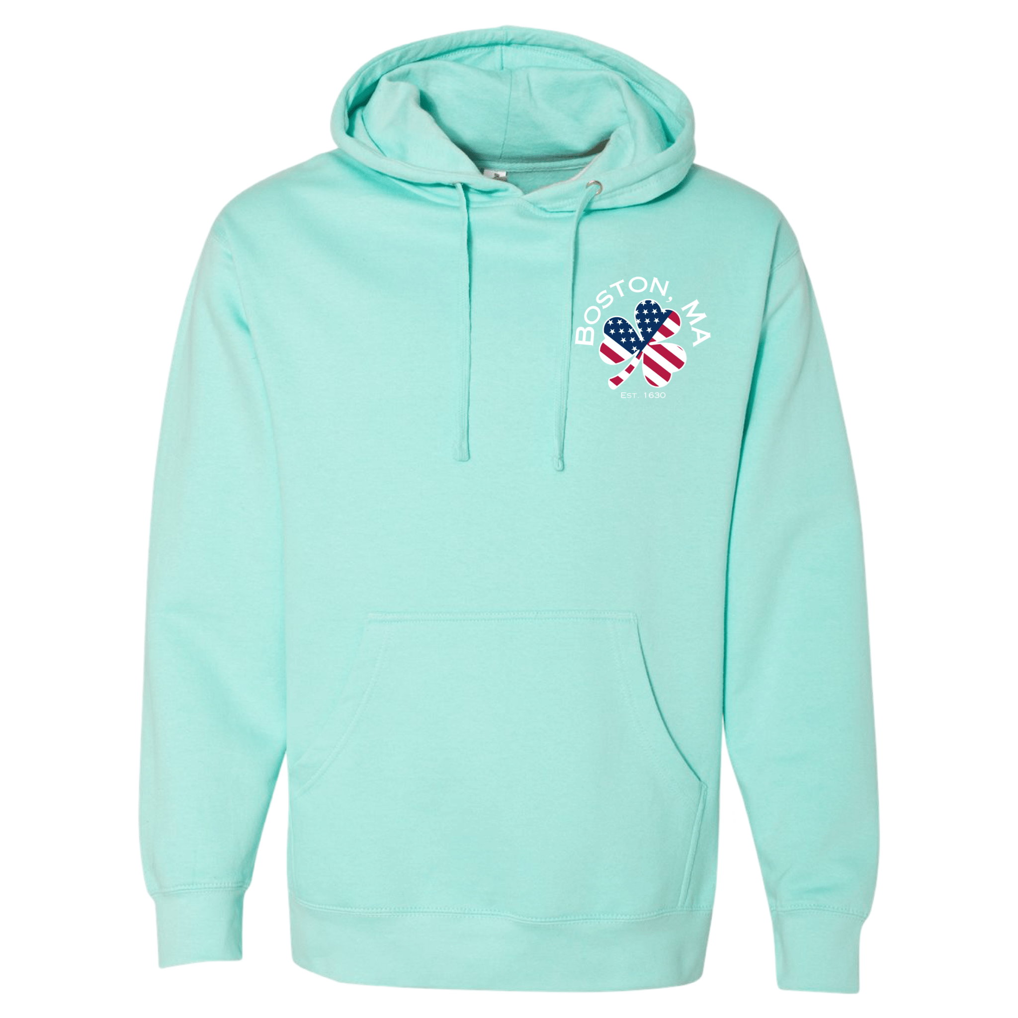 Boston USA Shamrock Essential Hoodie, mint