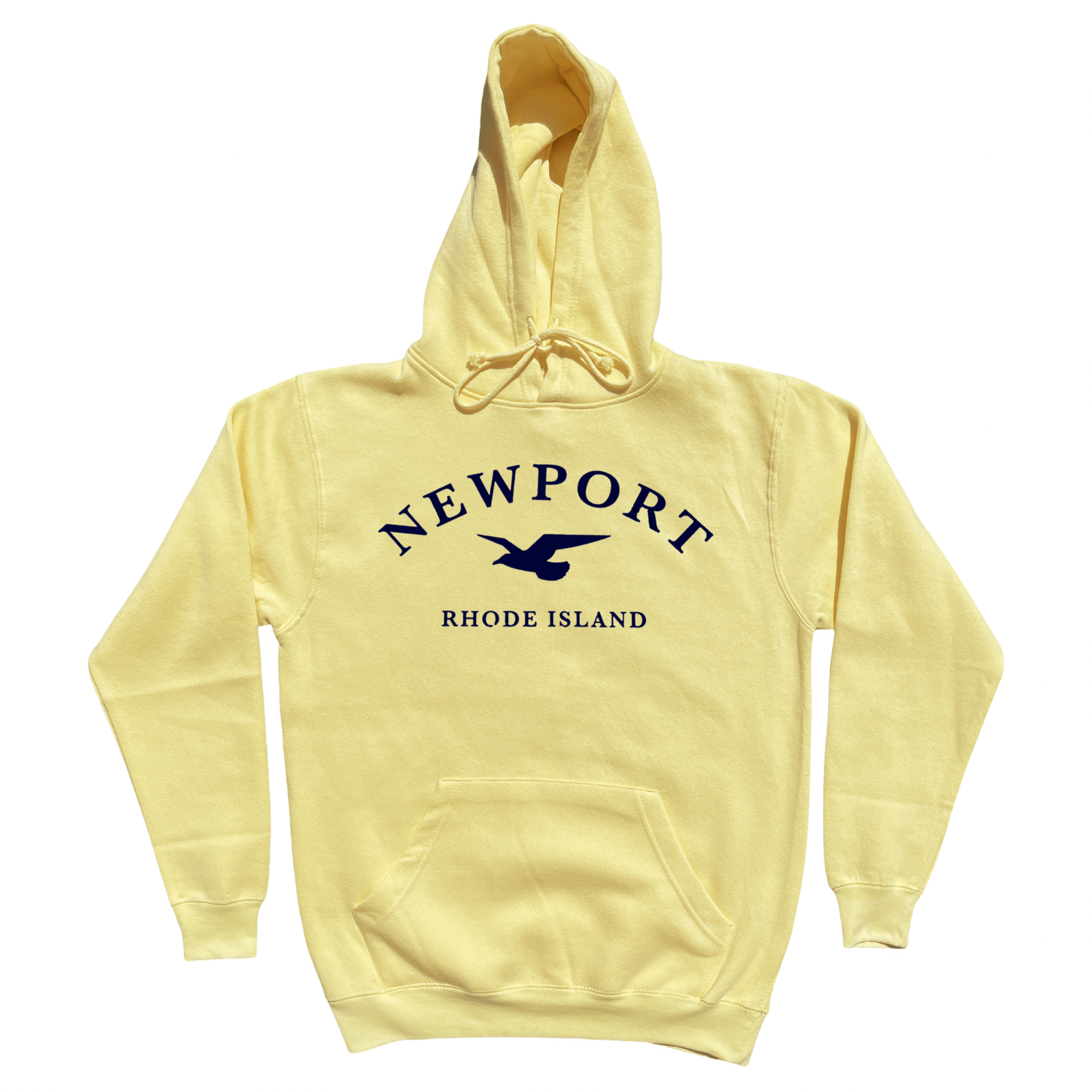 Newport Seagull Soft Fleece Hoodie, yellow