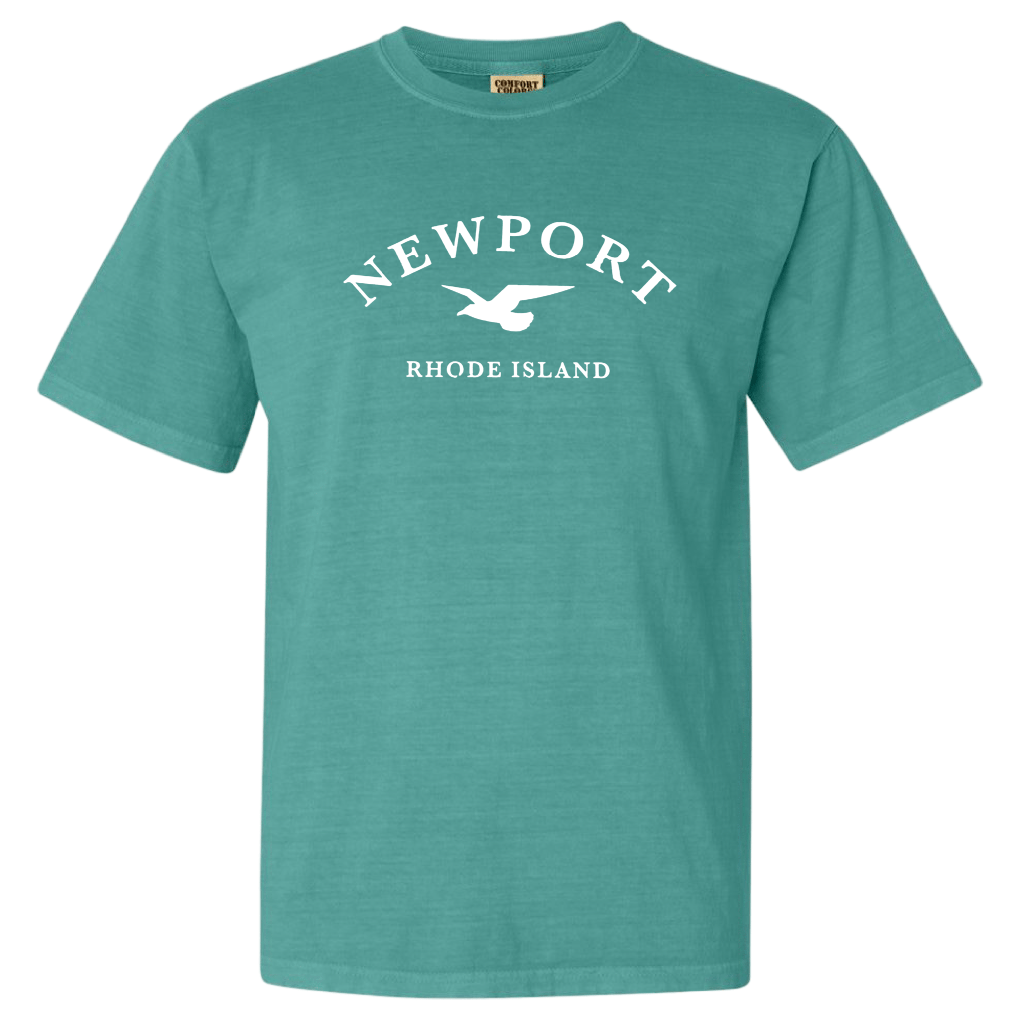 Newport Seagull Comfort Colors T-Shirt, seafoam