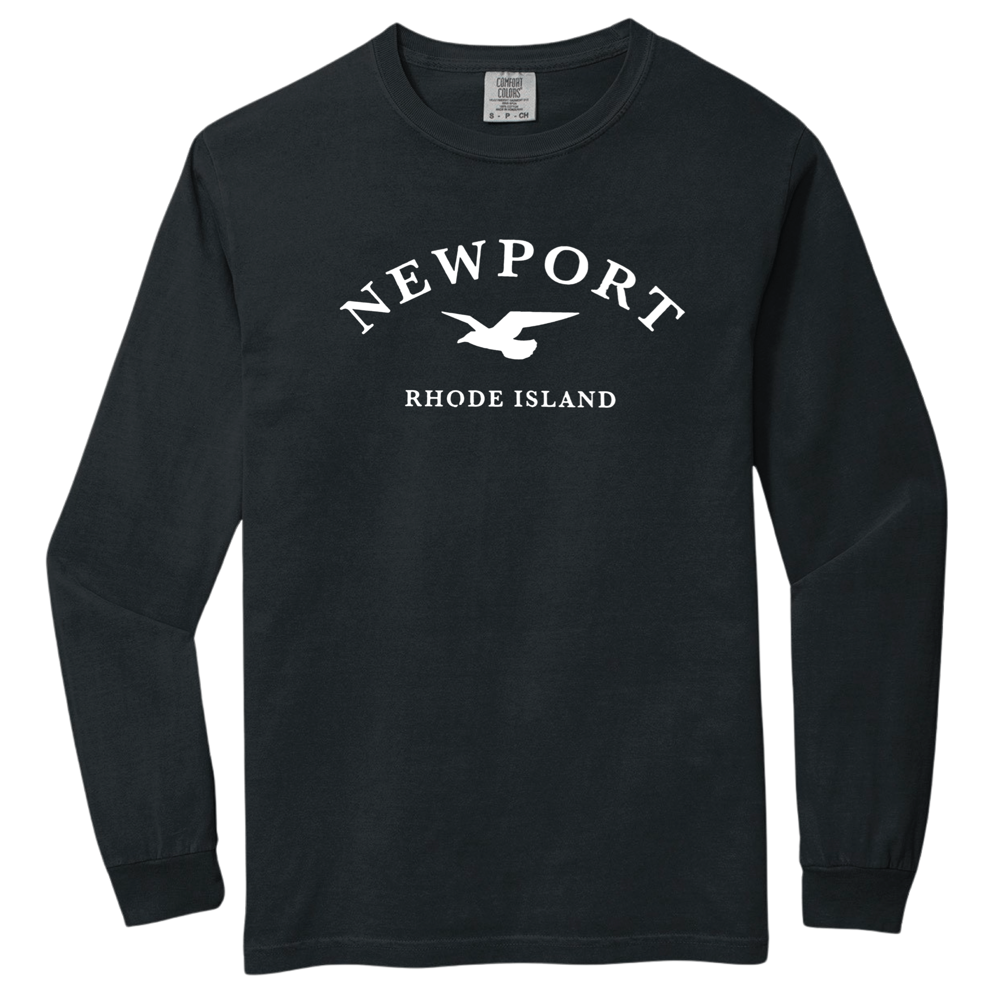 Newport Seagull Comfort Colors Heavyweight Long Sleeve Tee