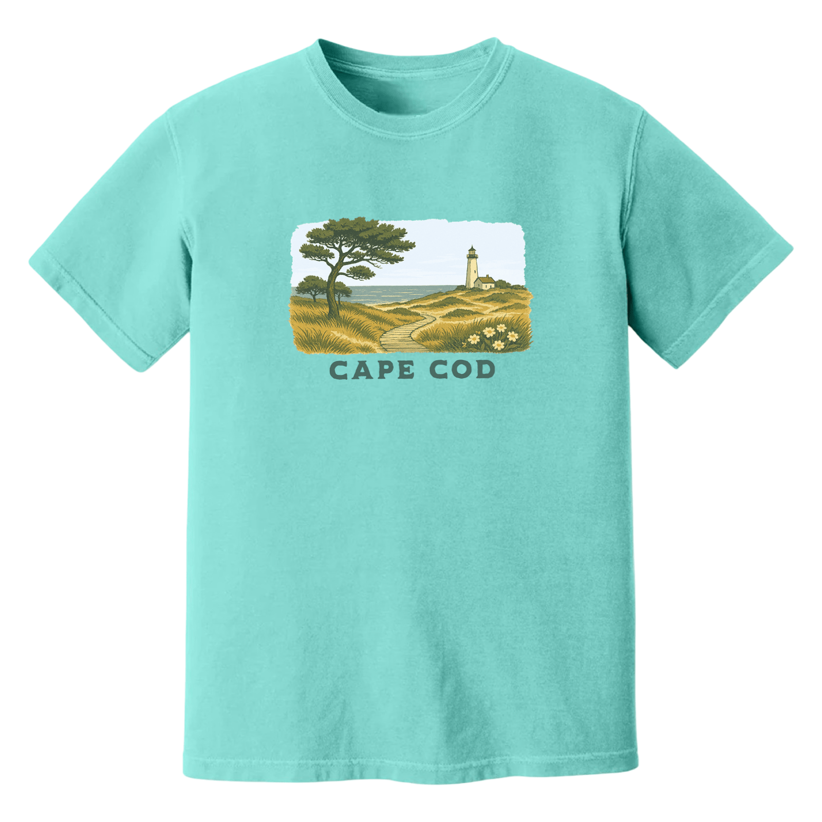 Cape Cod Clothing Company Cape Cod Serene Shoreline Soft Cotton T-Shirt