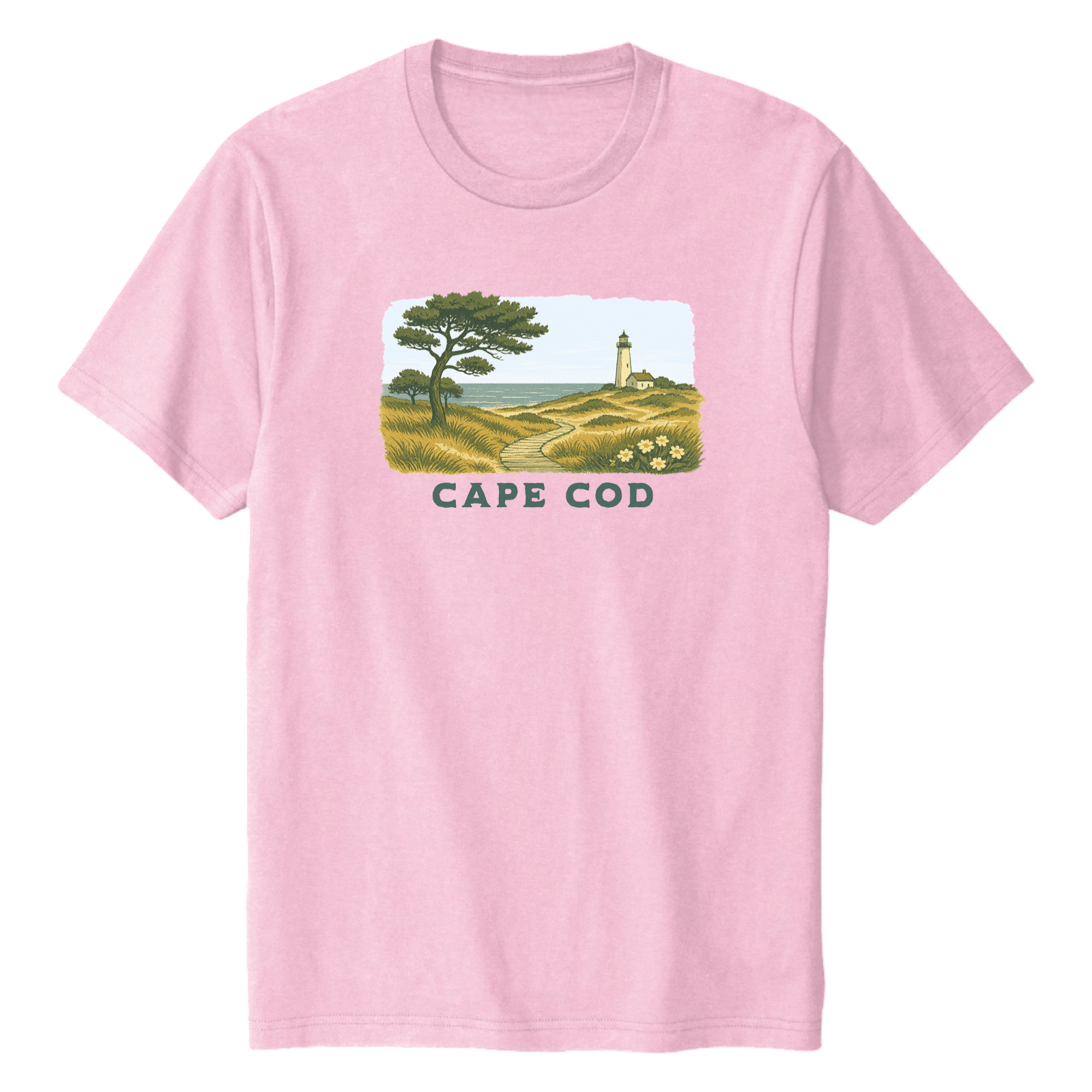 Cape Cod Clothing Company Cape Cod Serene Shoreline Soft Cotton T-Shirt