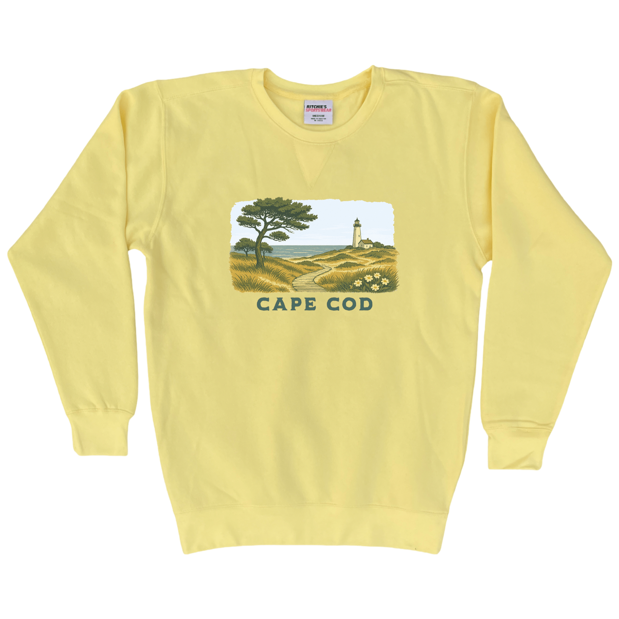 Cape Cod Clothing Company Cape Cod Serene Shoreline Fleece Crewneck Sweatshirt