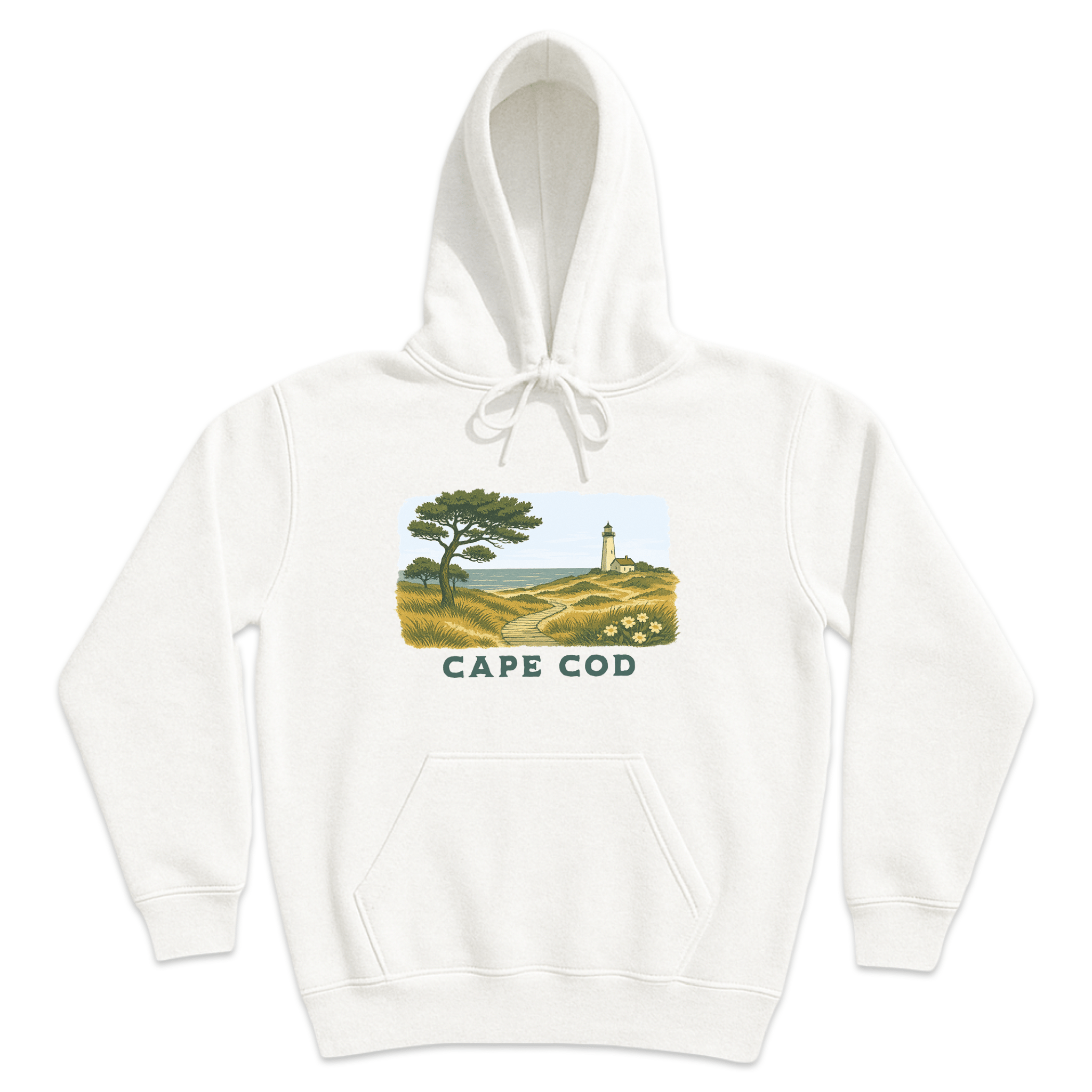 Cape Cod Clothing Company Cape Cod Serene Shoreline Soft Fleece Hoodie