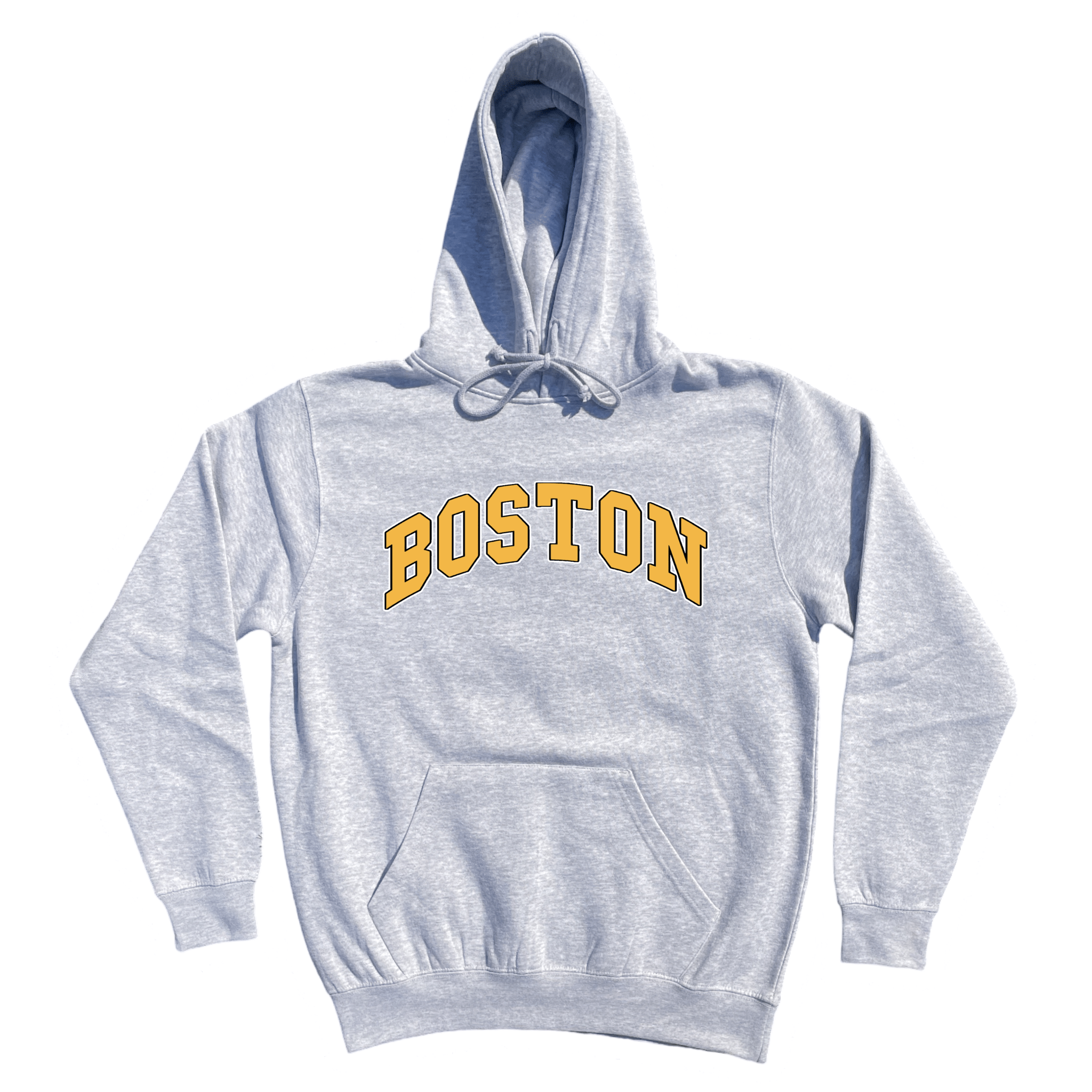 Boston Hockey Soft Fleece Hoodie, heather grey