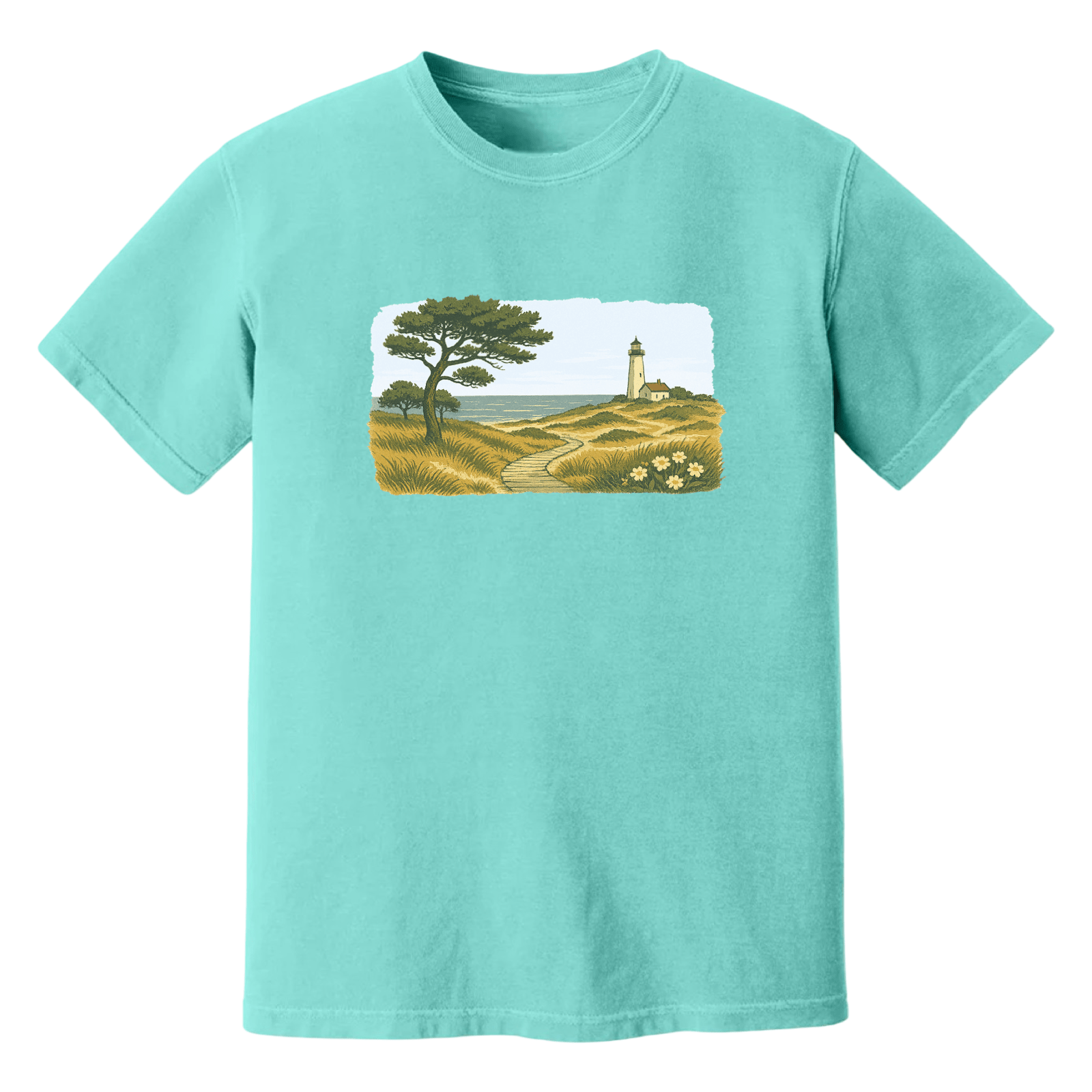 Cape Cod Clothing Company New England Serene Shoreline Soft Cotton T-Shirt