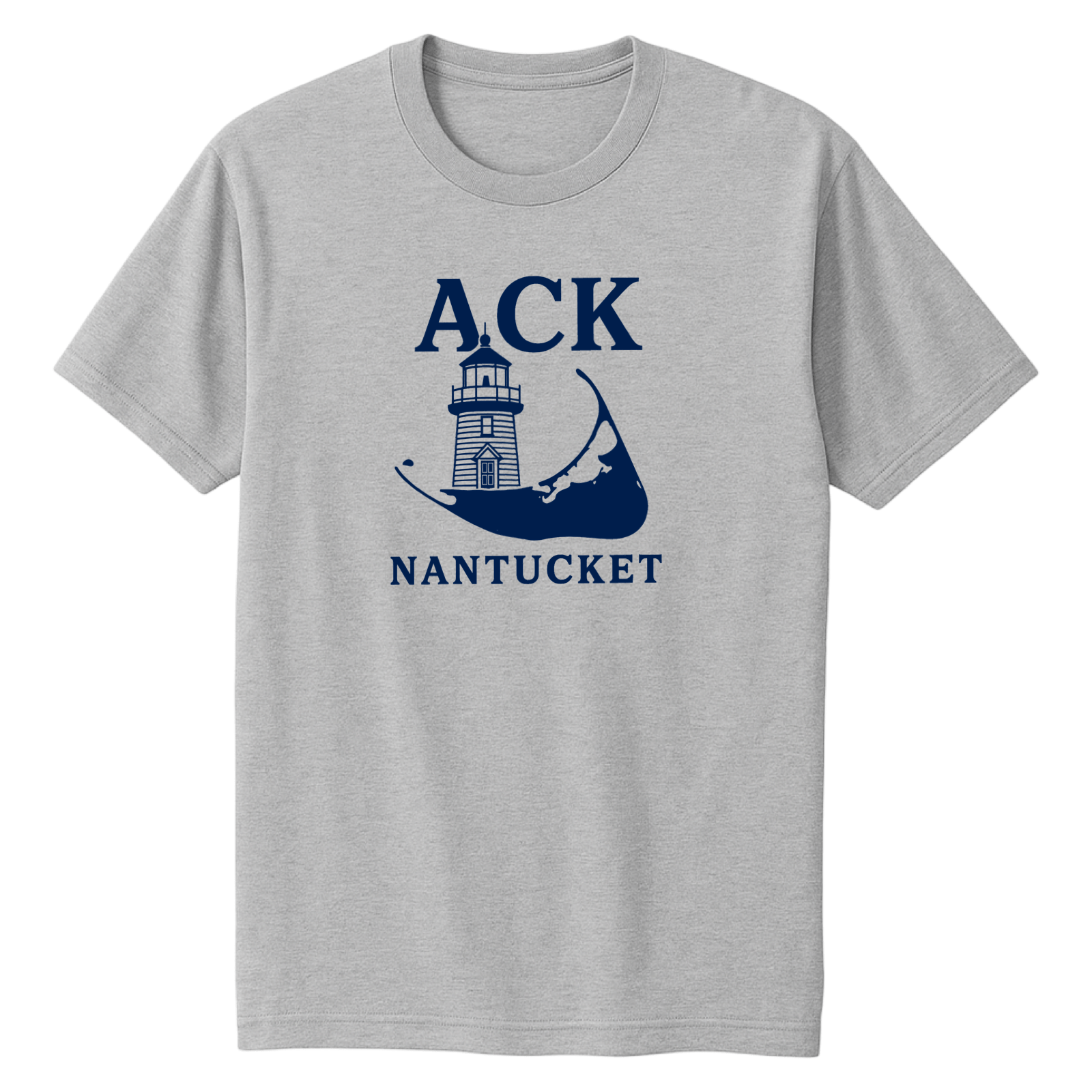 Cape Cod Clothing Company Nantucket ACK Lighthouse Soft Cotton T-Shirt