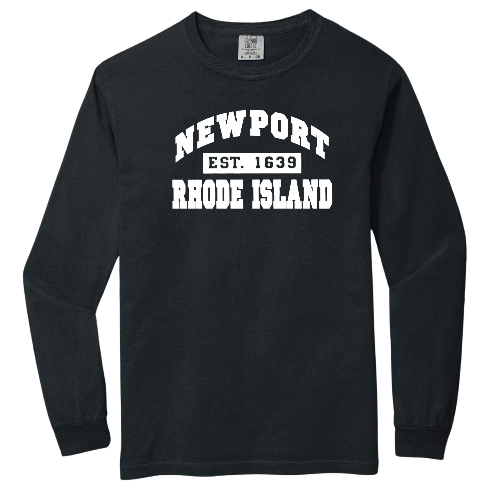 Newport Established Comfort Colors Heavyweight Long Sleeve Tee