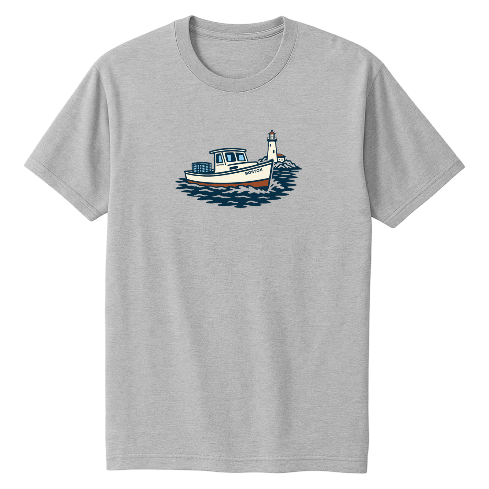 Cape Cod Clothing Company Boston Lobster Boat Soft Cotton T-Shirt