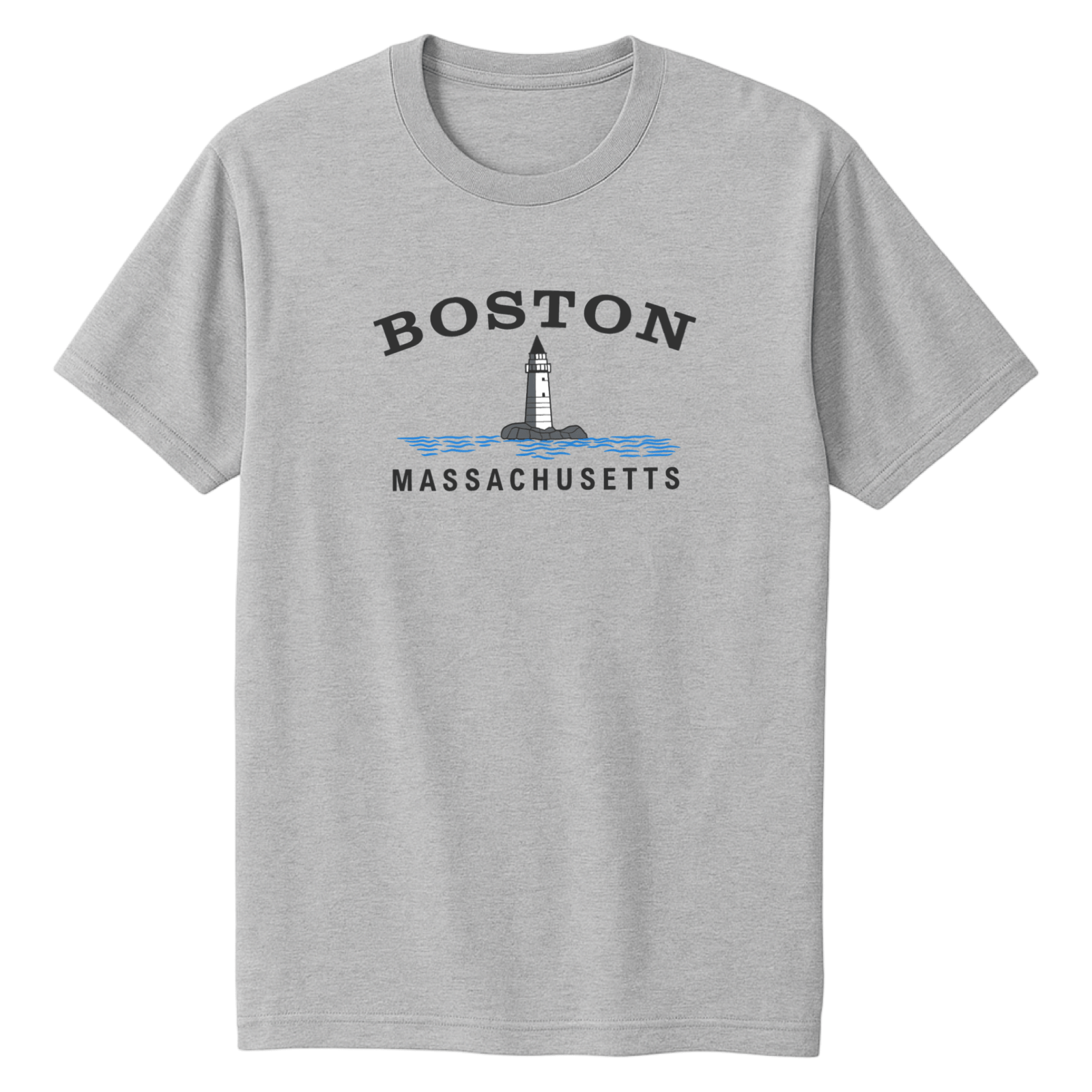 Cape Cod Clothing Company Boston Big Lighthouse Soft Cotton T-Shirt