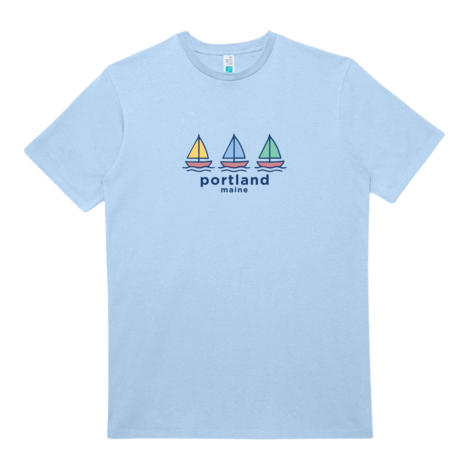 Cape Cod Clothing Company Portland Summer Sails Heavy Cotton T-Shirt