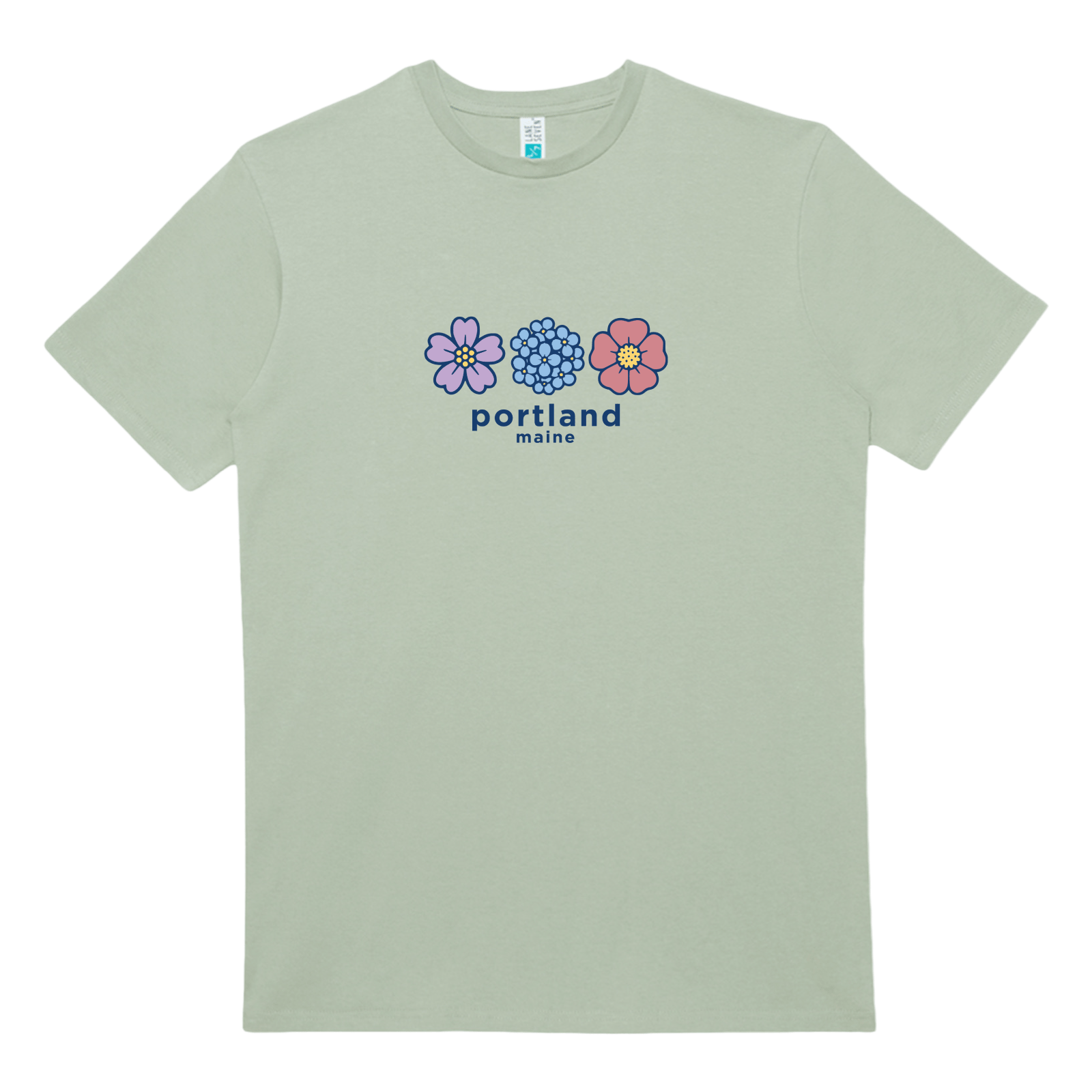 Cape Cod Clothing Company Portland Summer Bloom Heavy Cotton T-Shirt