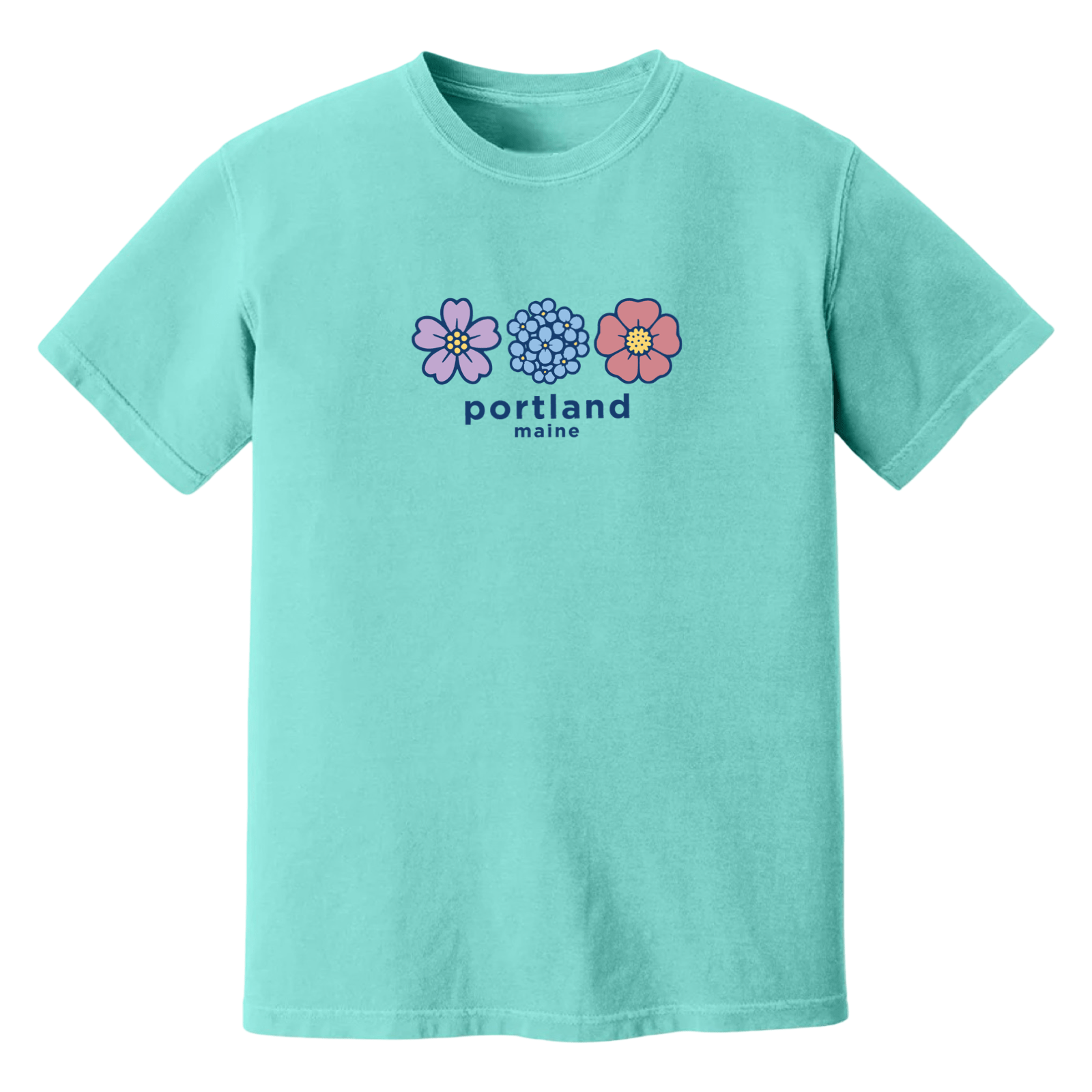 Cape Cod Clothing Company Portland Summer Bloom Soft Cotton T-Shirt