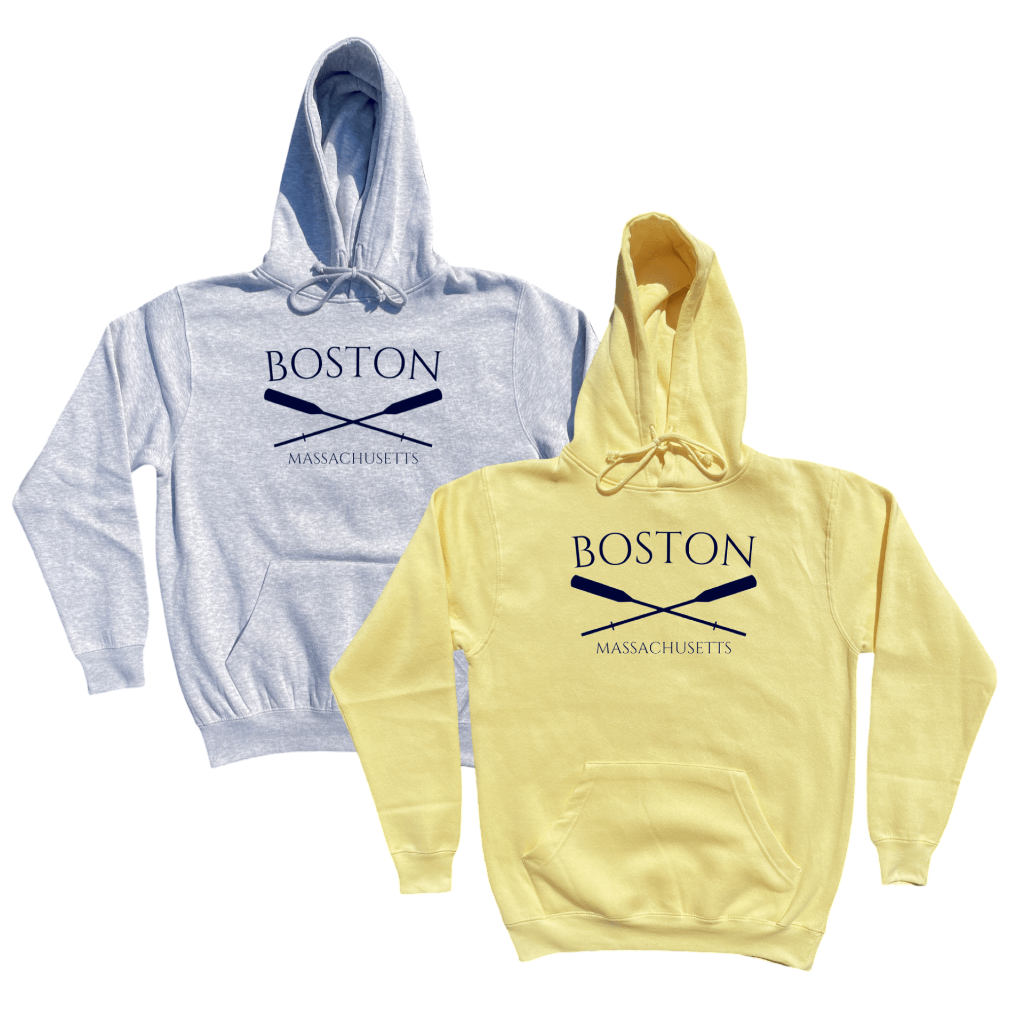 Boston Crossed Oar Soft Fleece Hoodie