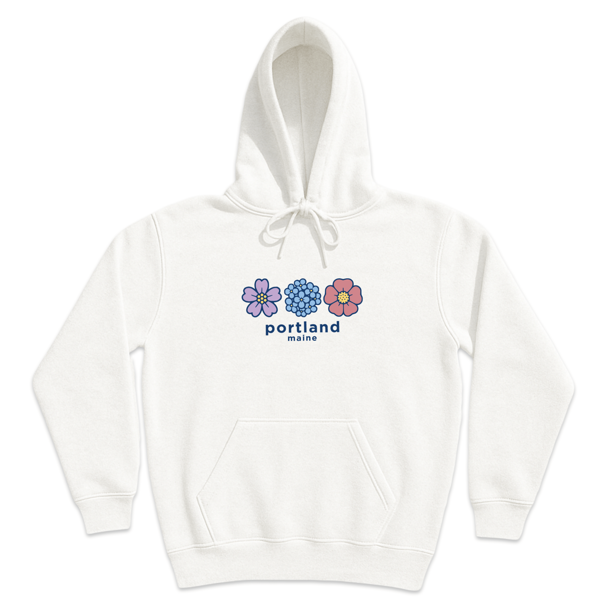 Cape Cod Clothing Company Portland Summer Bloom Soft Fleece Hoodie
