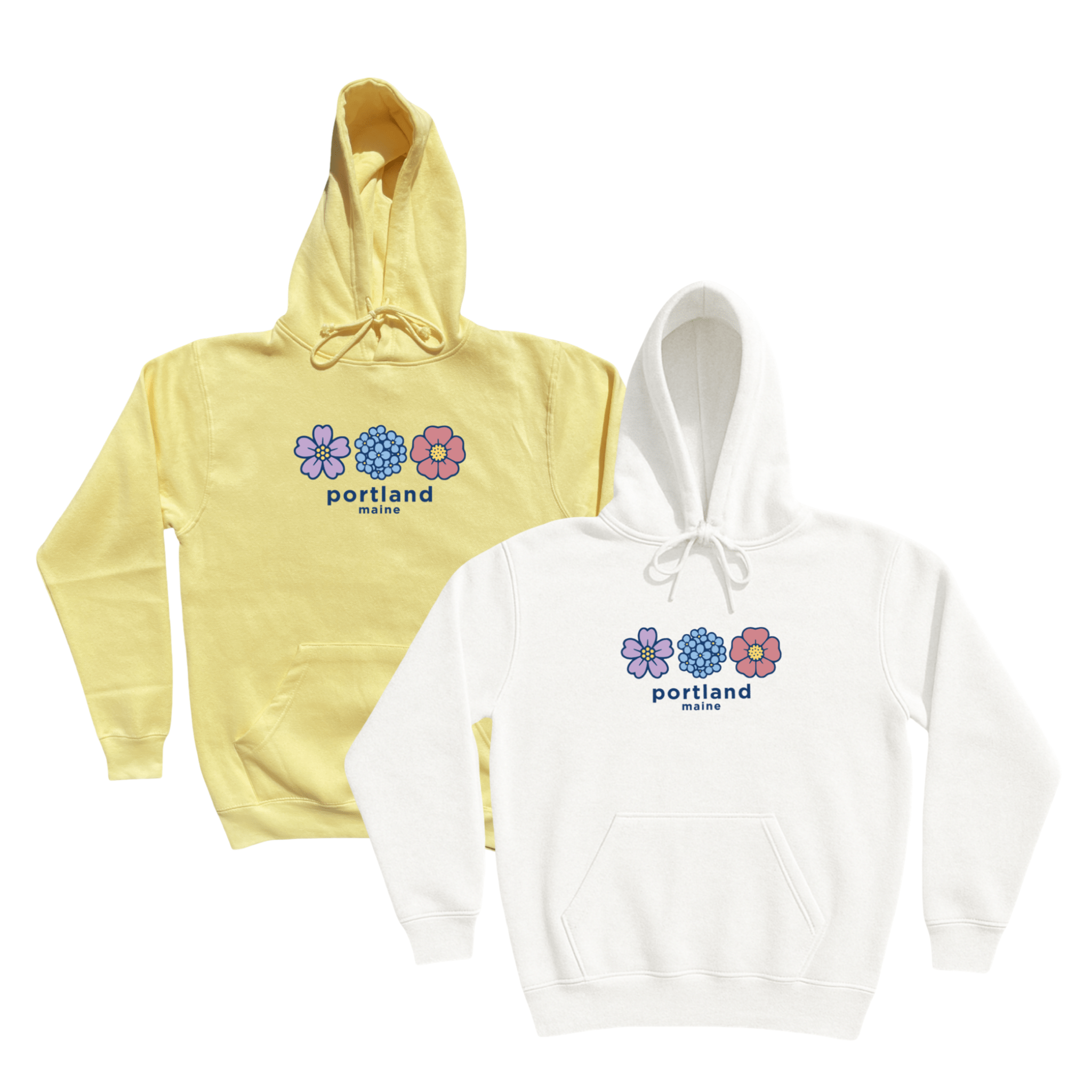 Cape Cod Clothing Company Portland Summer Bloom Soft Fleece Hoodie