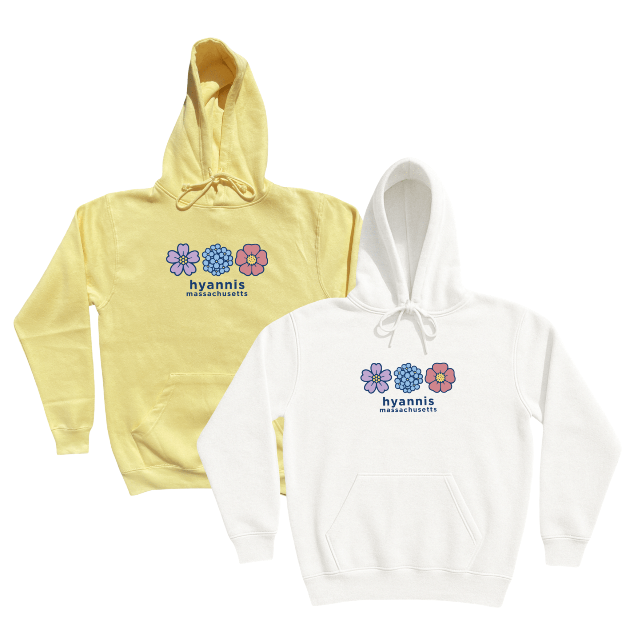 Cape Cod Clothing Company Hyannis Summer Bloom Soft Fleece Hoodie