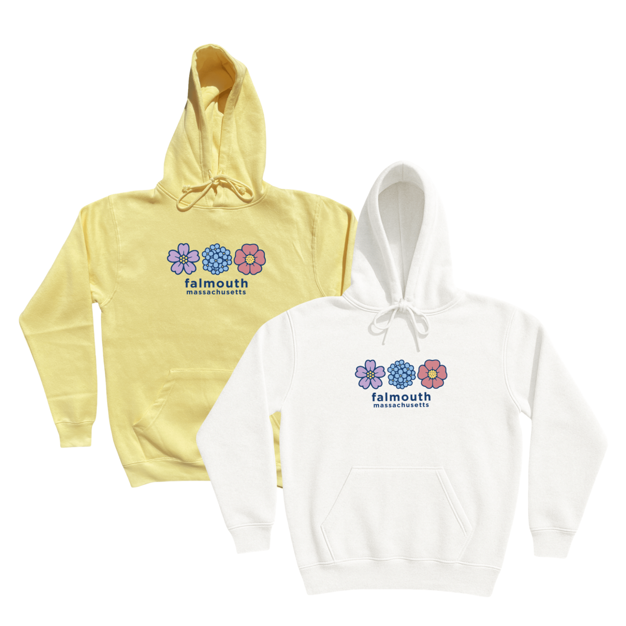 Cape Cod Clothing Company Falmouth Summer Bloom Soft Fleece Hoodie