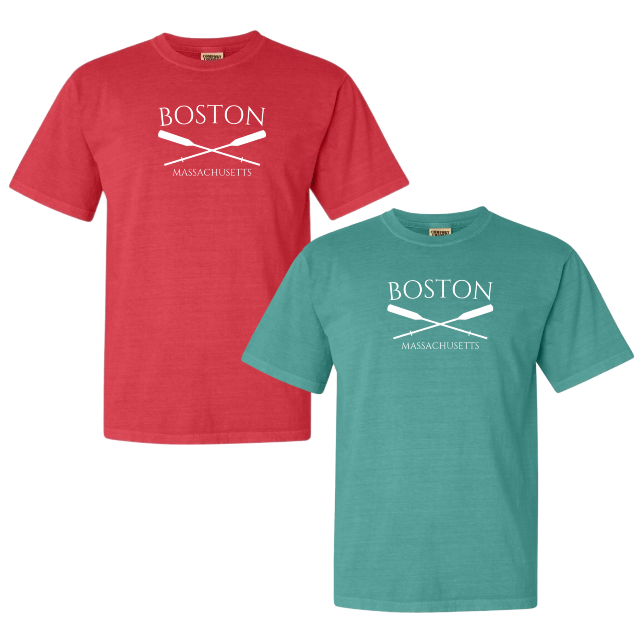 Boston Crossed Oar Comfort Colors T-Shirt