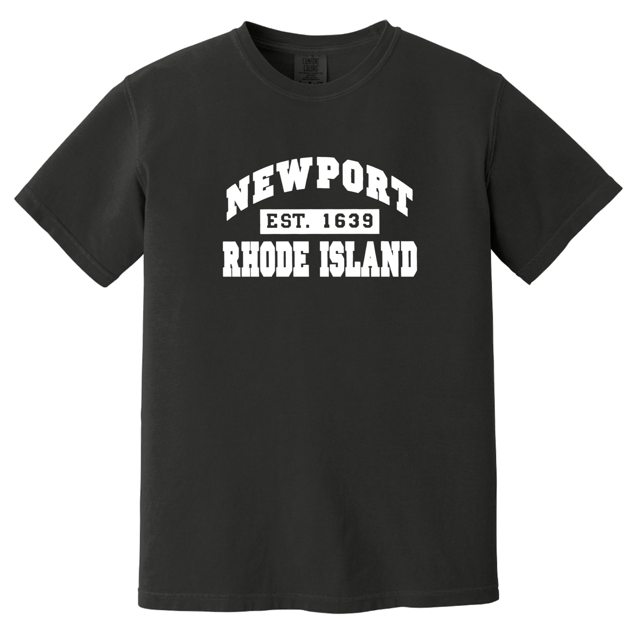 Newport Established Comfort Colors T-Shirt, black