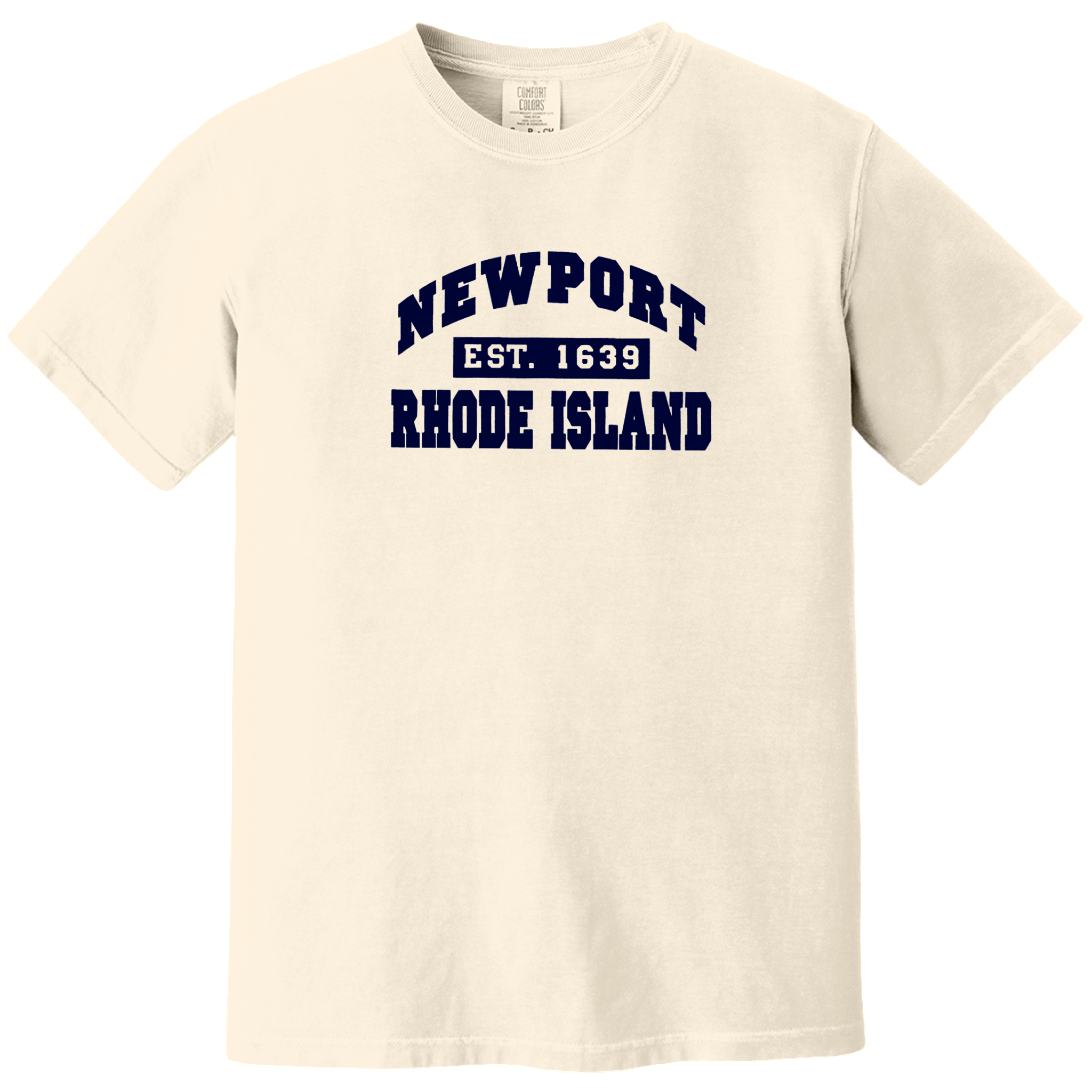 Newport Established Comfort Colors T-Shirt, ivory