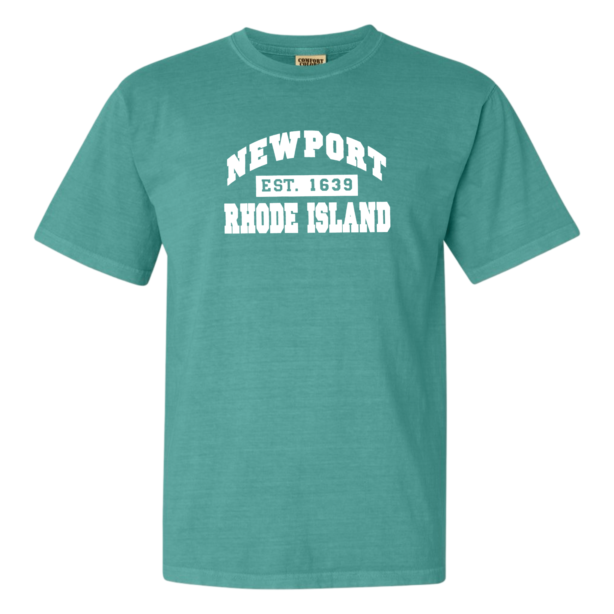 Newport Established Comfort Colors T-Shirt, seafoam