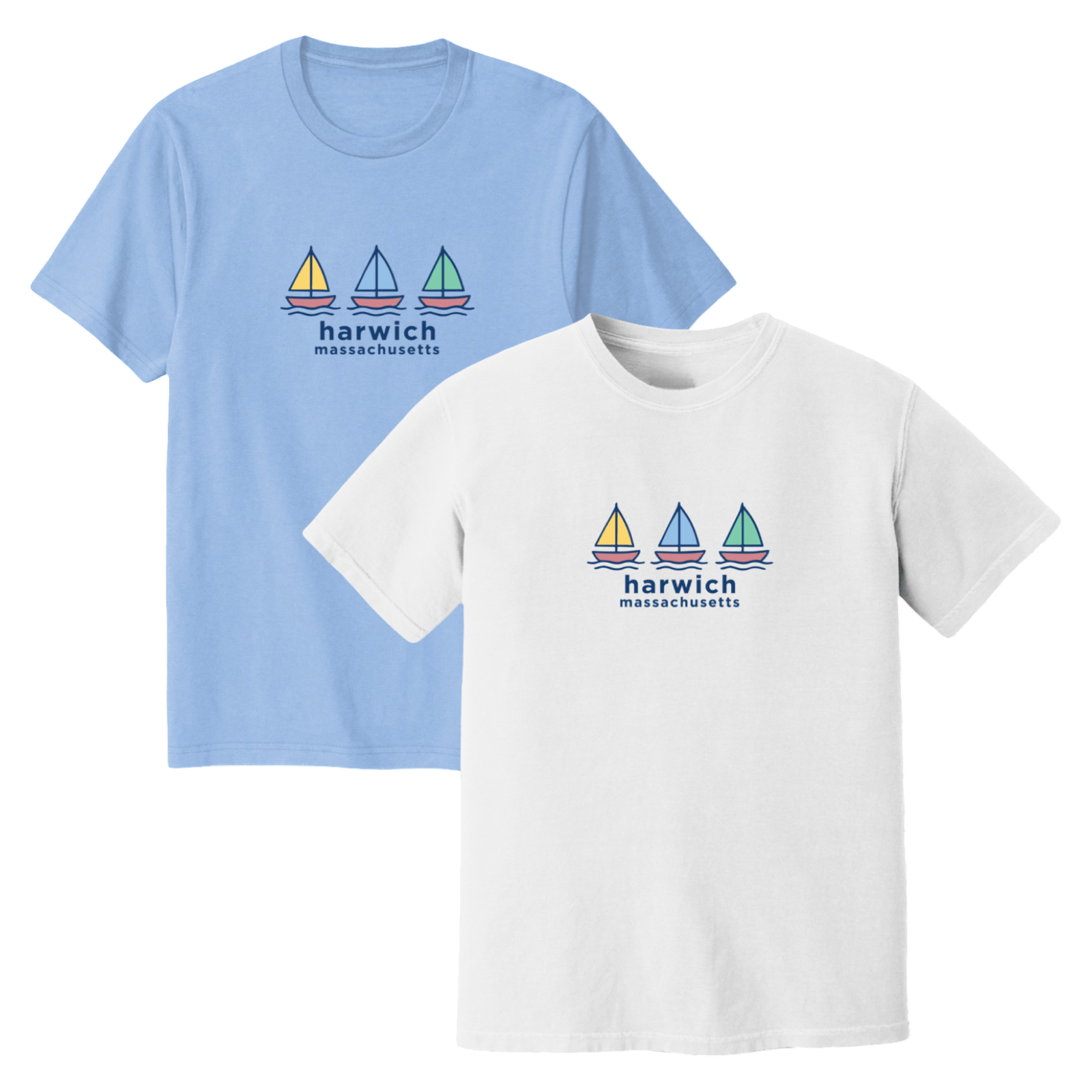 Cape Cod Clothing Company Harwich Summer Sails Soft Cotton T-Shirt