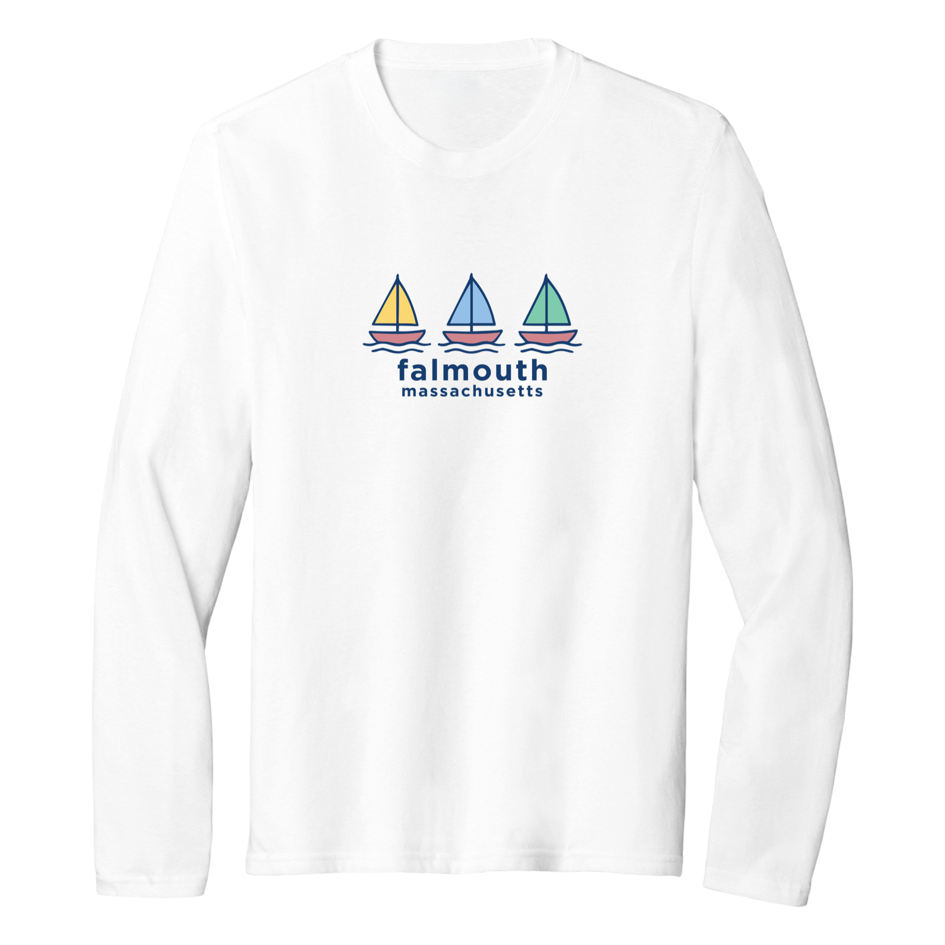 Cape Cod Clothing Company Falmouth Summer Sails Essential Long Sleeve Tee