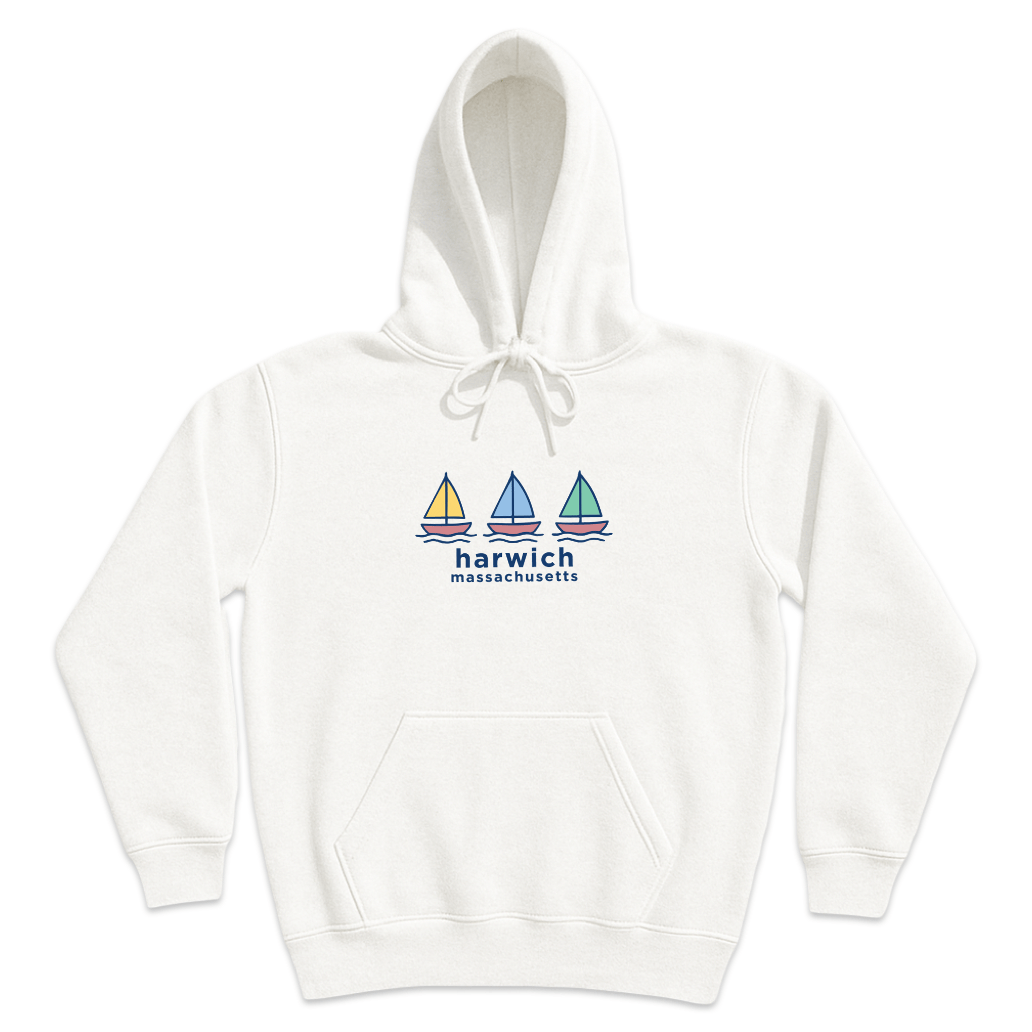 Cape Cod Clothing Company Harwich Summer Sails Soft Fleece Hoodie