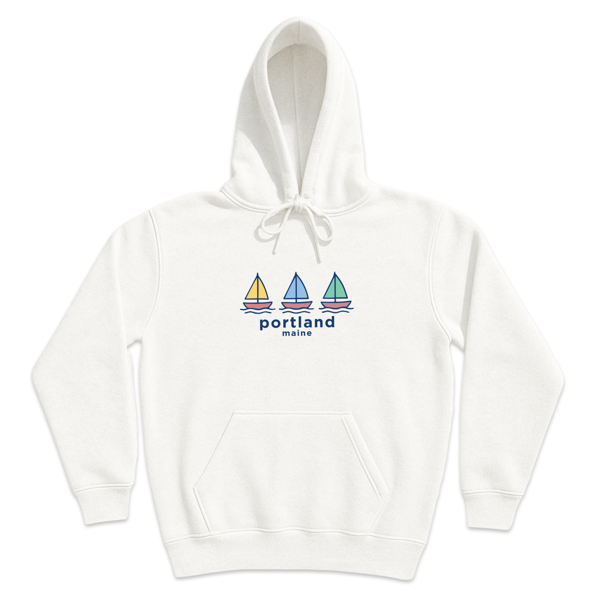 Cape Cod Clothing Company Portland Summer Sails Soft Fleece Hoodie
