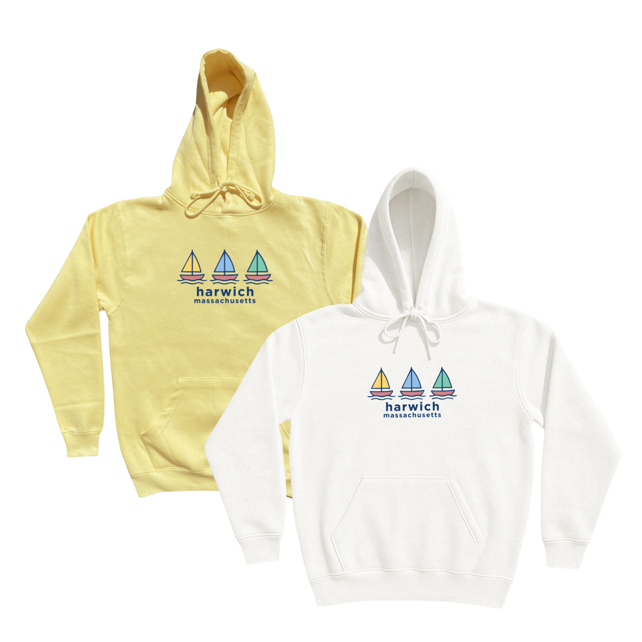 Cape Cod Clothing Company Harwich Summer Sails Soft Fleece Hoodie