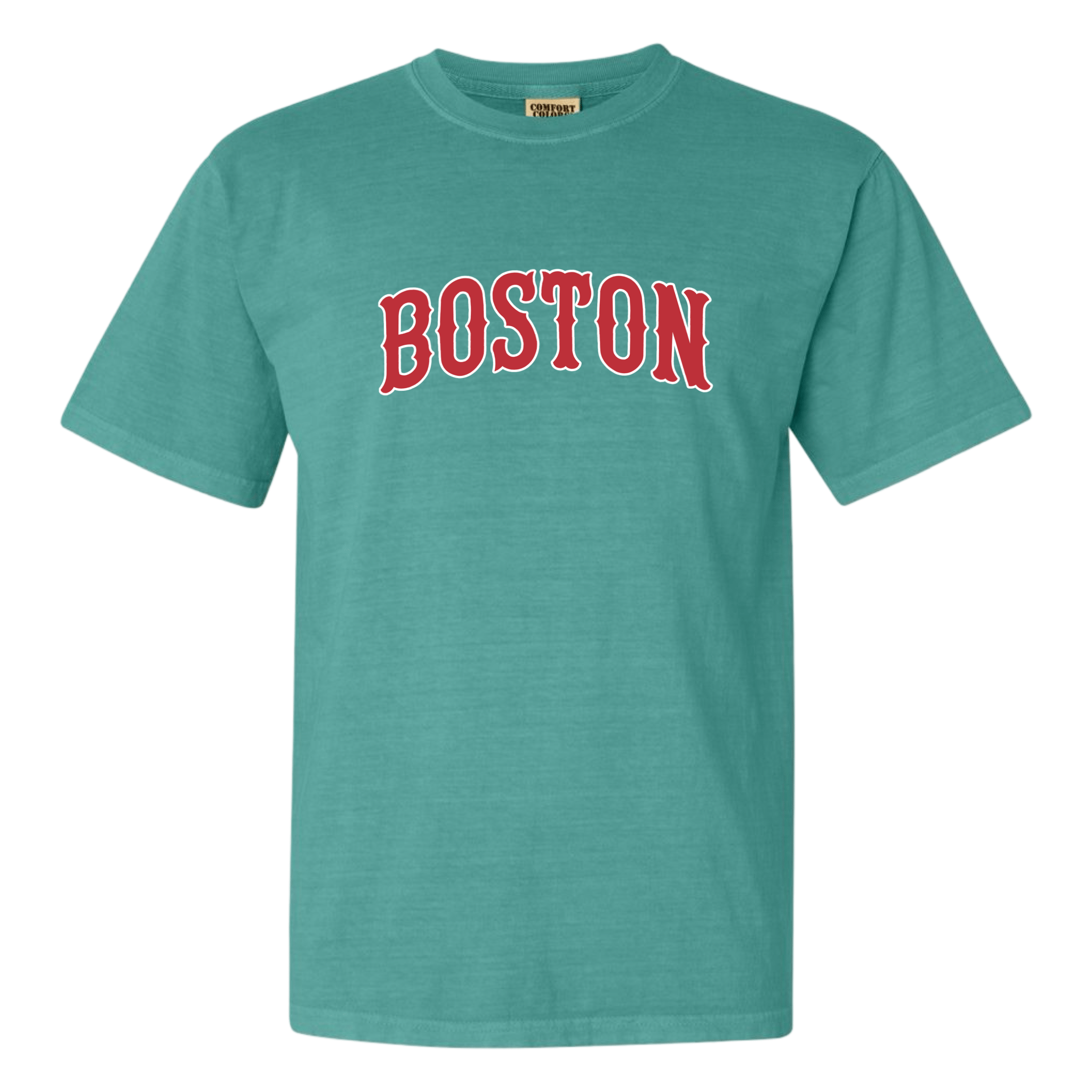 Boston Baseball Comfort Colors T-Shirt, seafoam