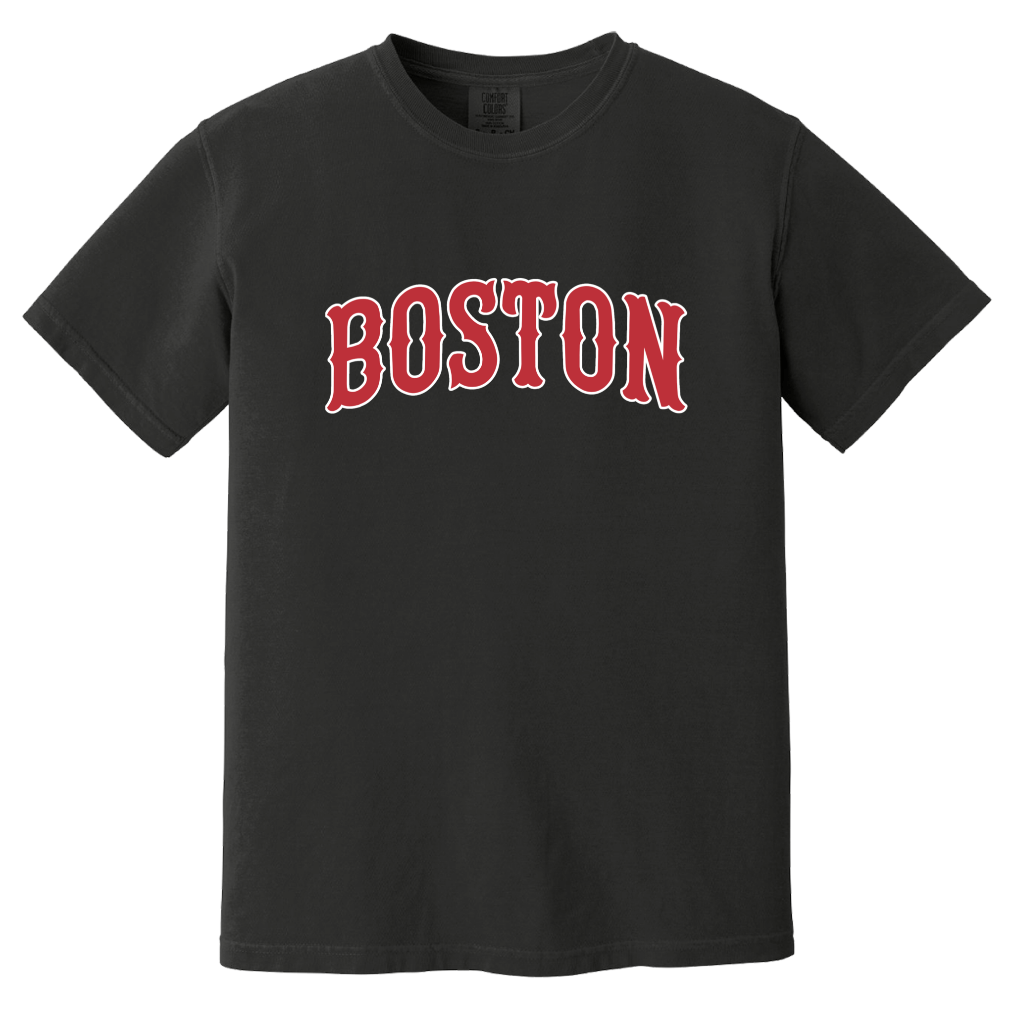 Boston Baseball Comfort Colors T-Shirt, black