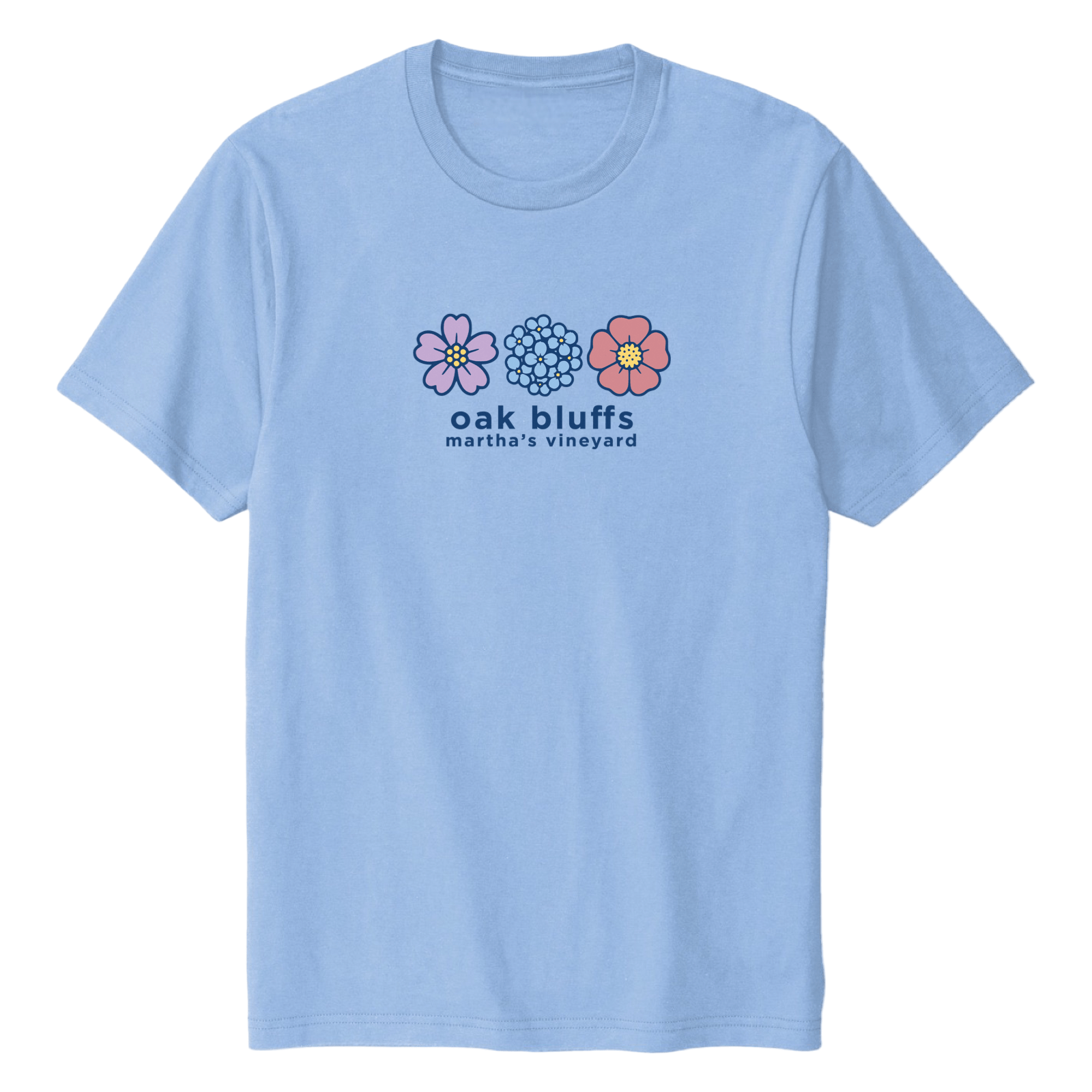 Cape Cod Clothing Company Oak Bluffs Summer Bloom Soft Cotton T-Shirt