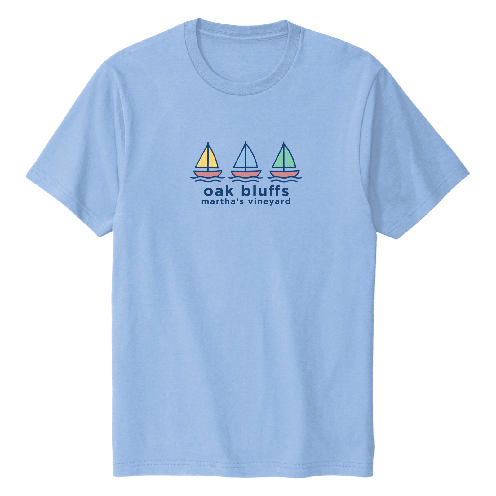 Cape Cod Clothing Company Oak Bluffs Summer Sails Soft Cotton T-Shirt