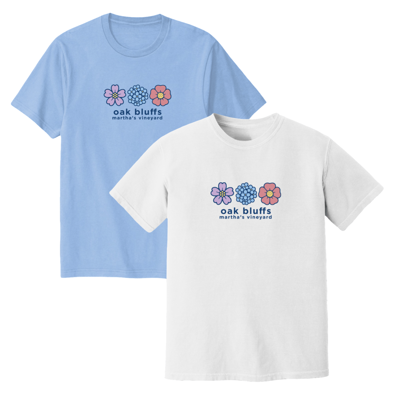 Cape Cod Clothing Company Oak Bluffs Summer Bloom Soft Cotton T-Shirt