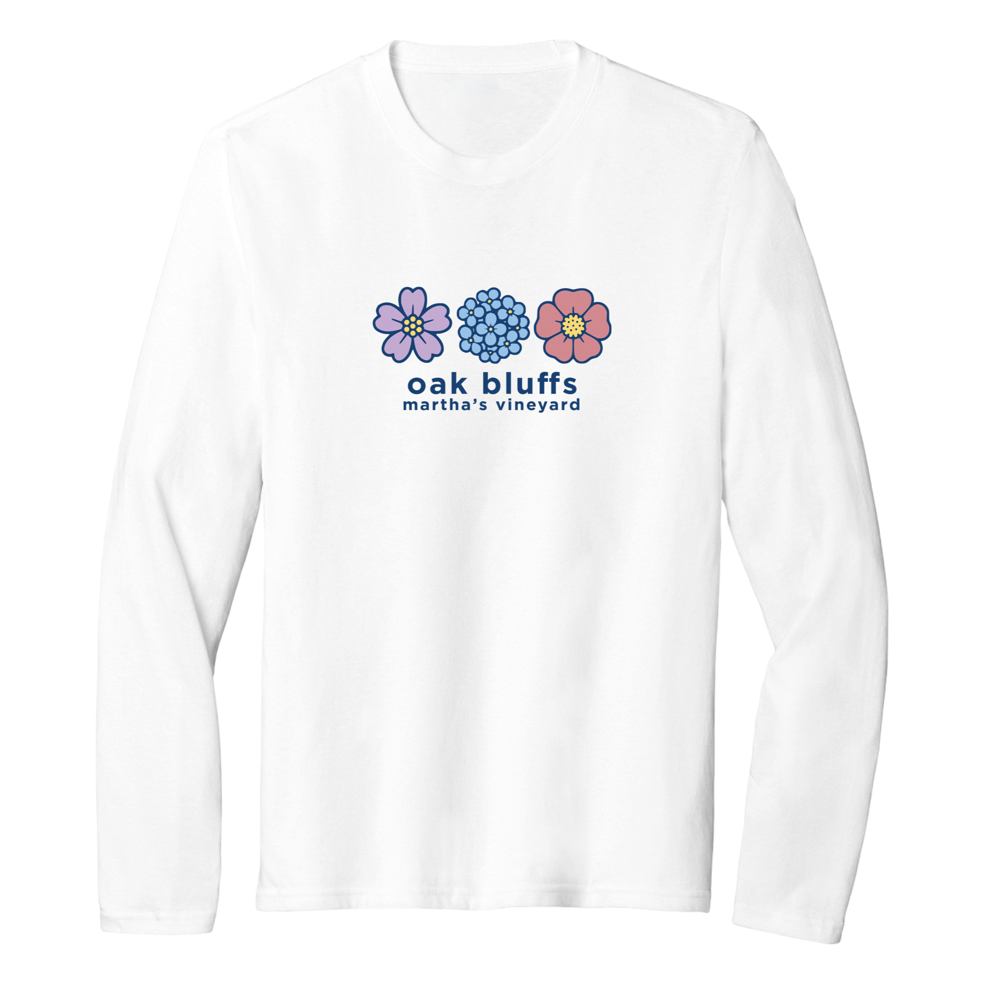 Cape Cod Clothing Company Oak Bluffs Summer Bloom Essential Long Sleeve Tee