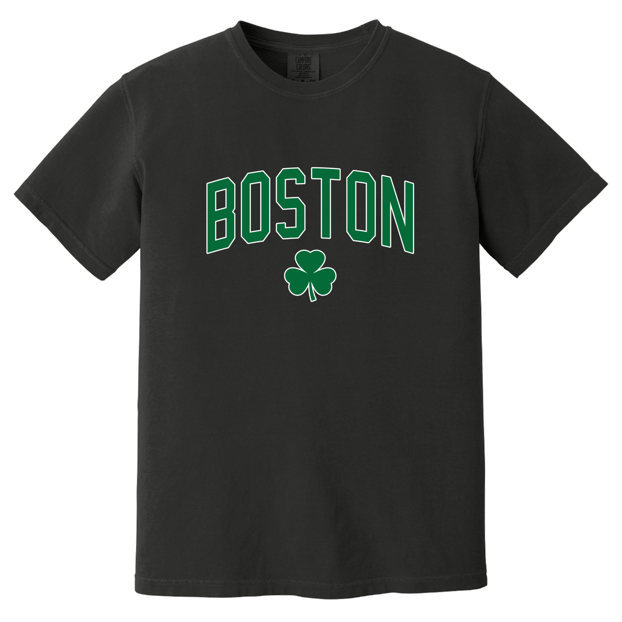 Boston Basketball Comfort Colors T-Shirt, black