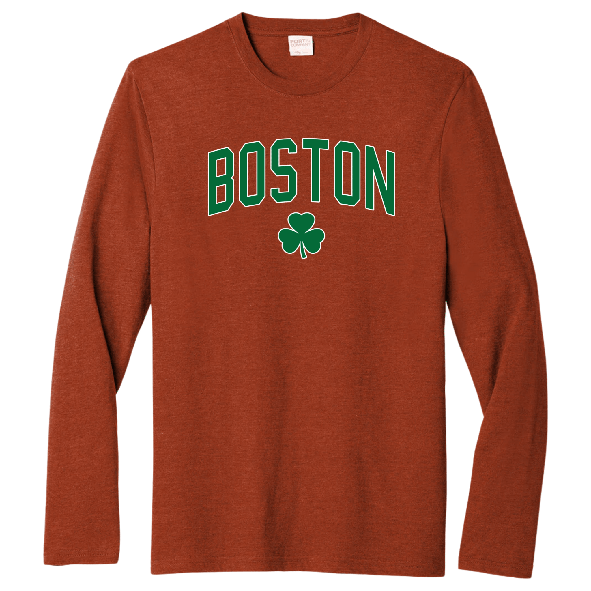 Boston Basketball Essential Long Sleeve Tee, sedona